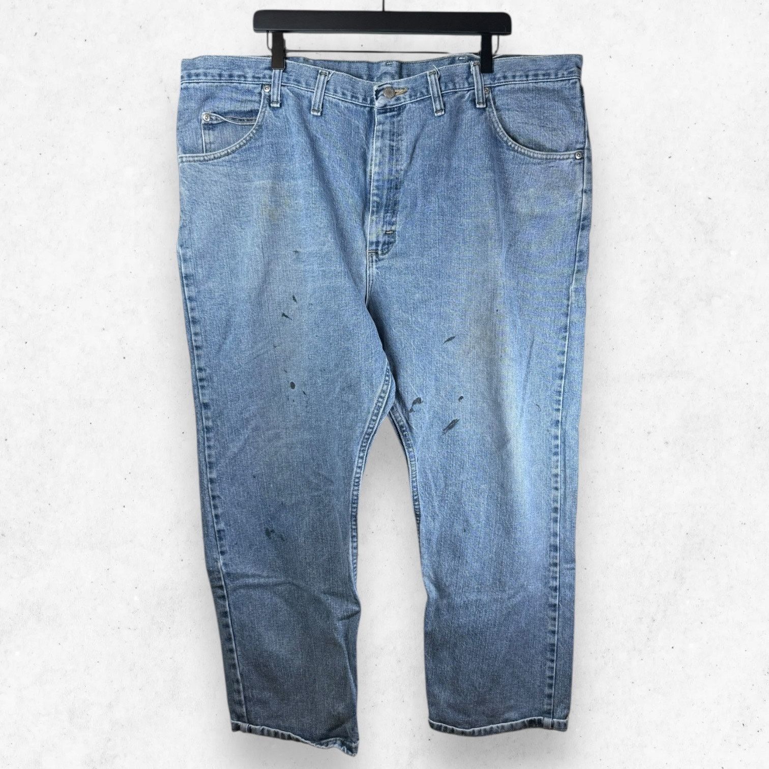 Wrangler Wrangler 2 Work Jeans Men's 44 x 29 Denim Fair Condition Size US 44 / EU 60 - 4 Thumbnail