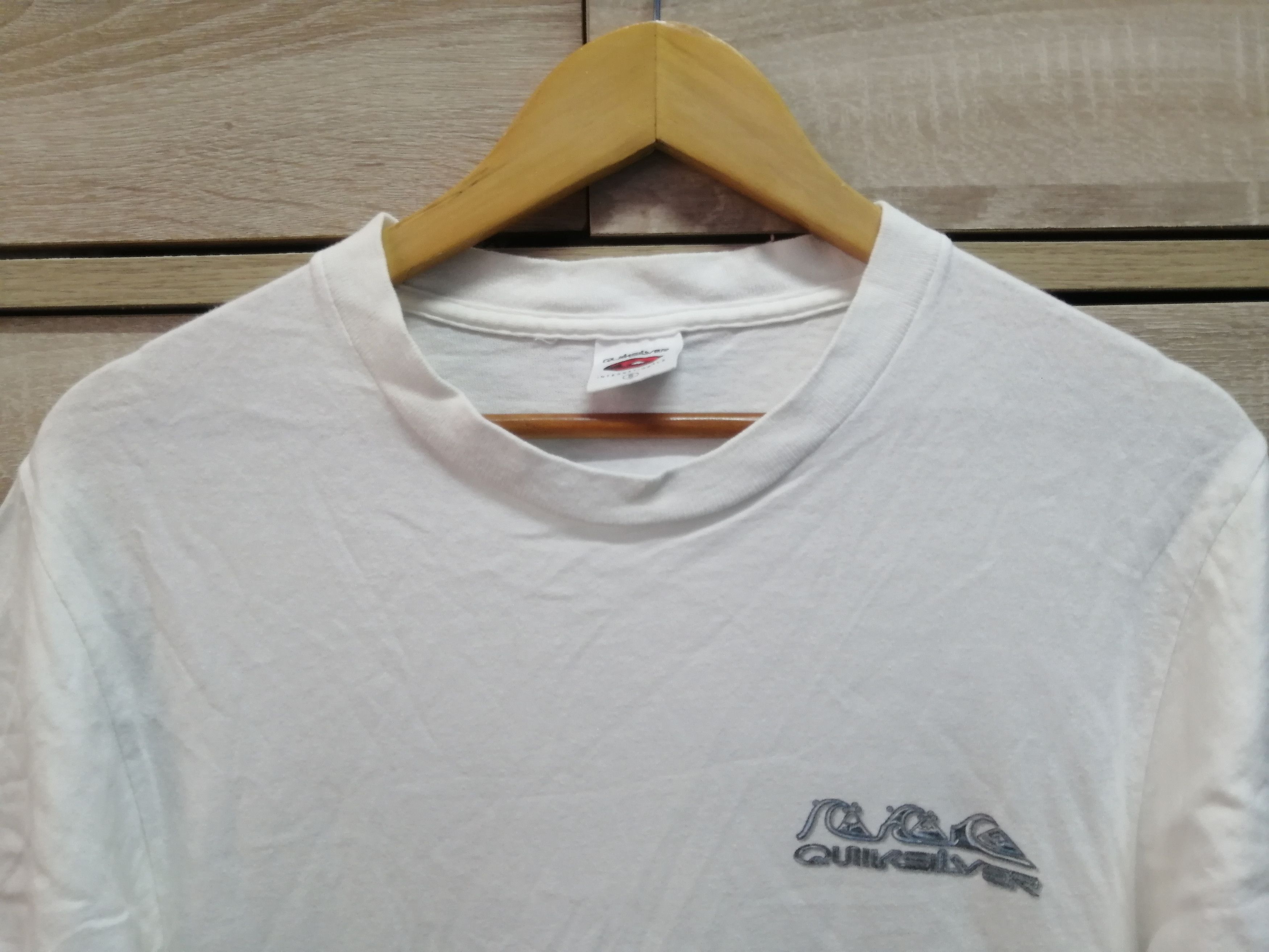 Vintage Thrashed Sun Faded quiksilver Shirt Distressed Grunge Band Size US S / EU 44-46 / 1 - 4 Thumbnail