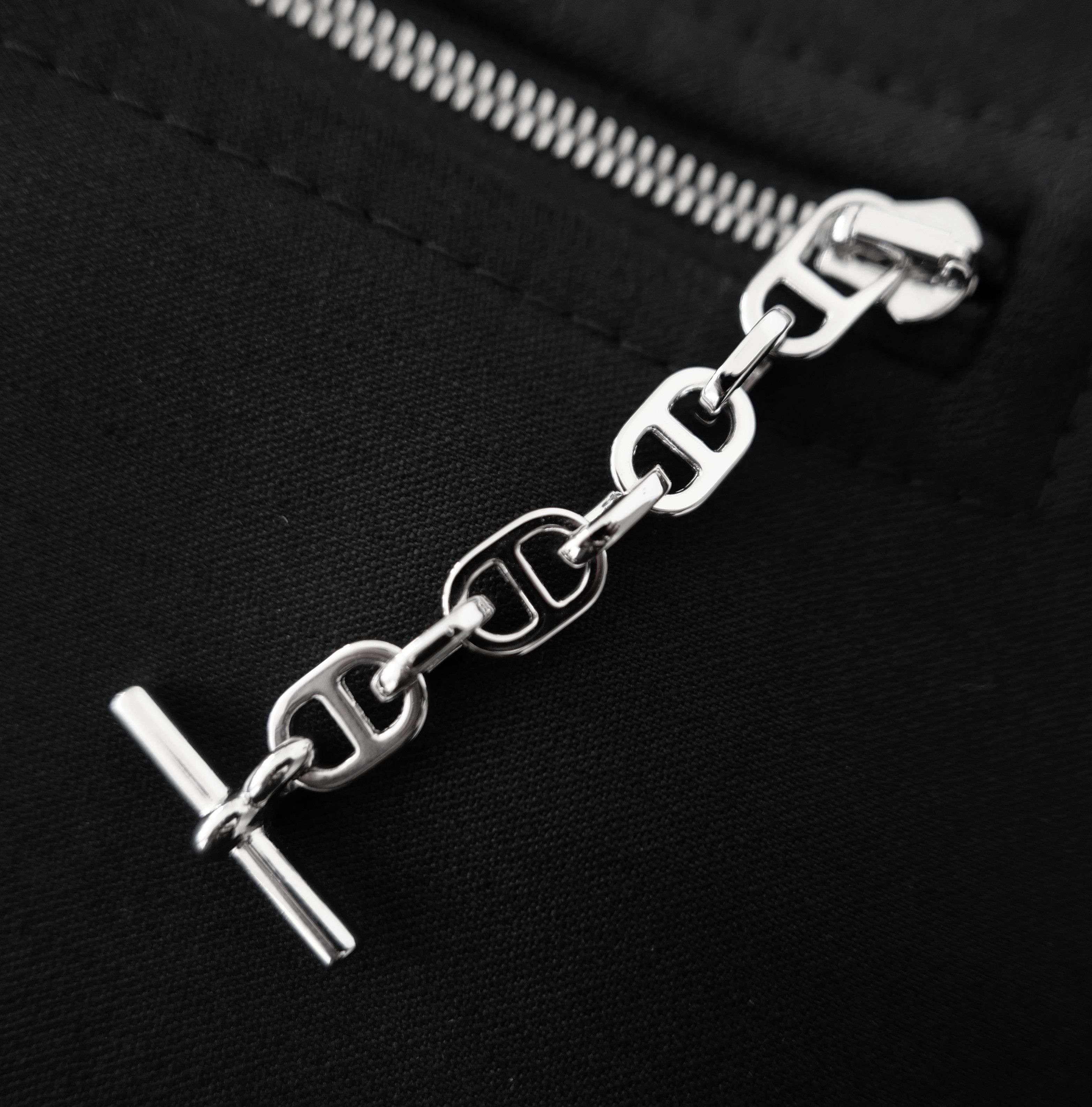 Hermes Hermes Black Wool Chaine D'Ancre Zip Jacket Size XS / US 0-2 / IT 36-38 - 3 Thumbnail