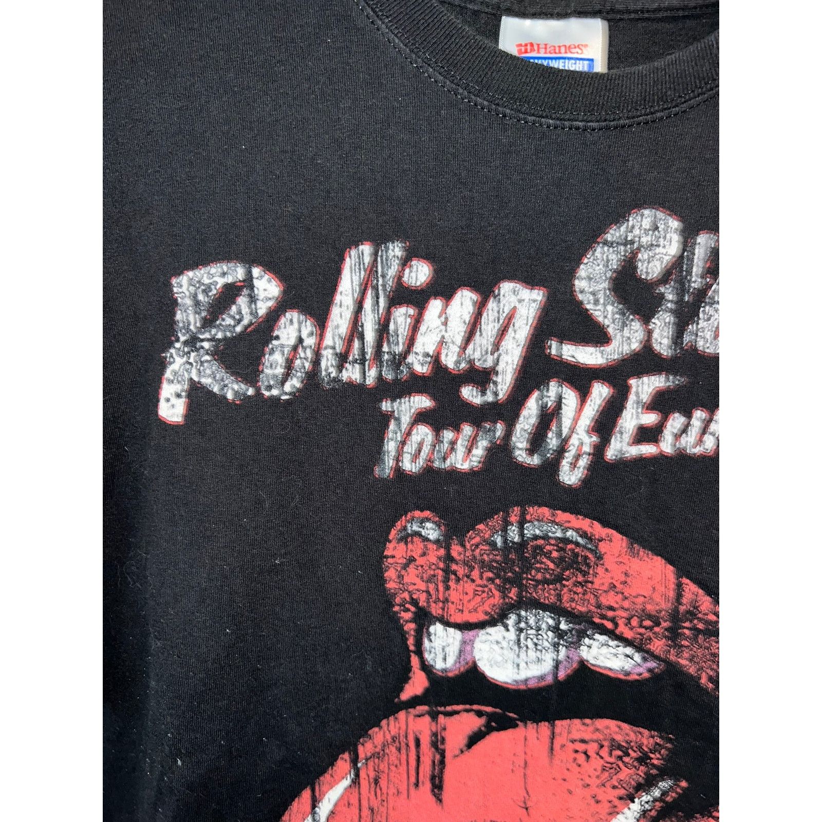 Hanes Rolling Stones Shirt Tour Of Europe '73 Rock band Tee 2008 l Size US L / EU 52-54 / 3 - 3 Thumbnail
