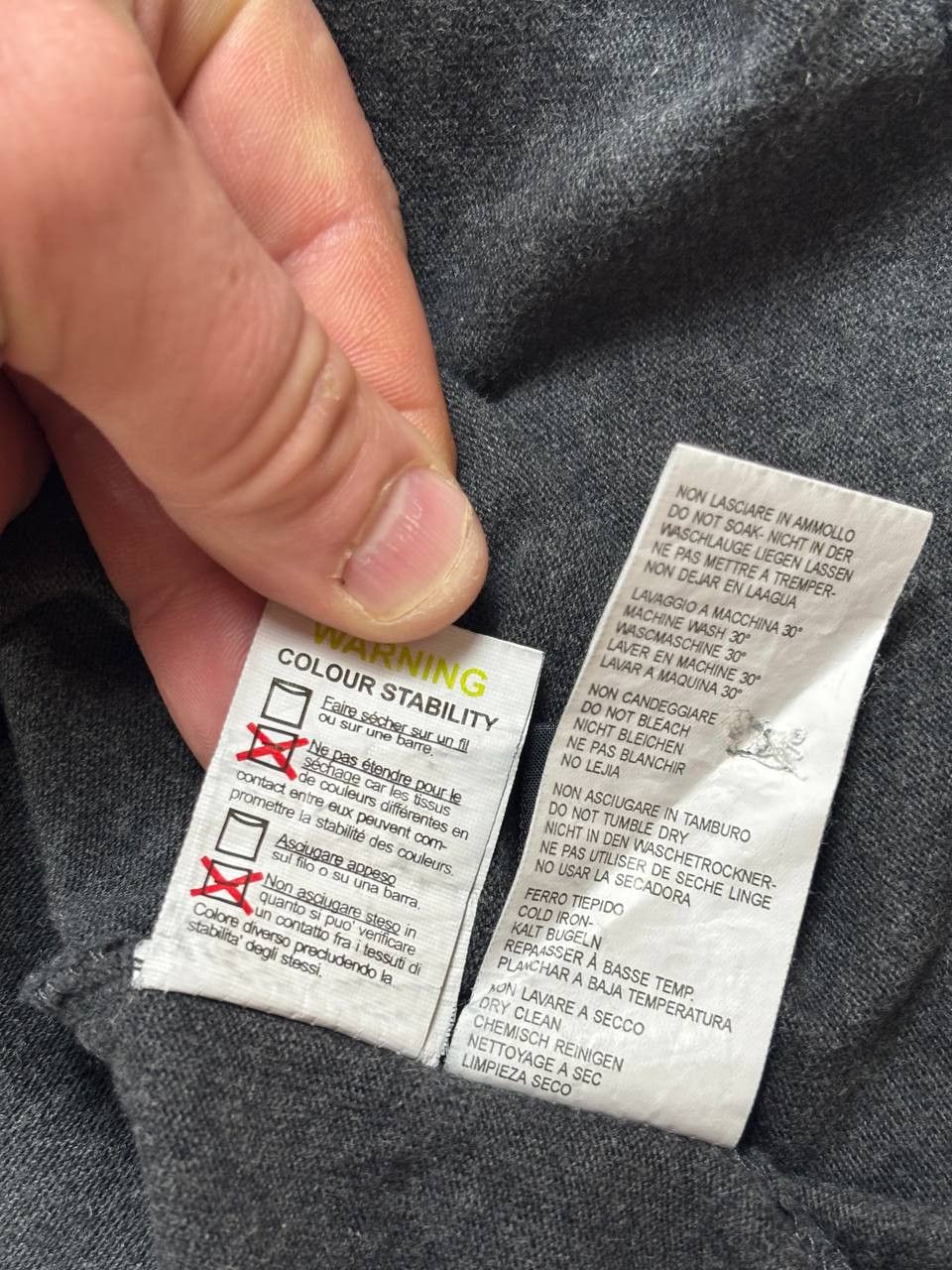 La Martina La Martina New Zealand Polo Team L/S Shirt Grey Size L Size US L / EU 52-54 / 3 - 5 Thumbnail