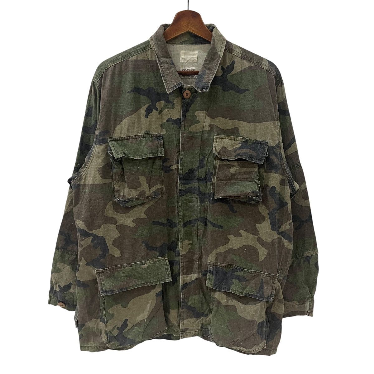 Japanese Brand Vintage Yoshitamo Camo Jacket Size US XL / EU 56 / 4 - 1 Thumbnail