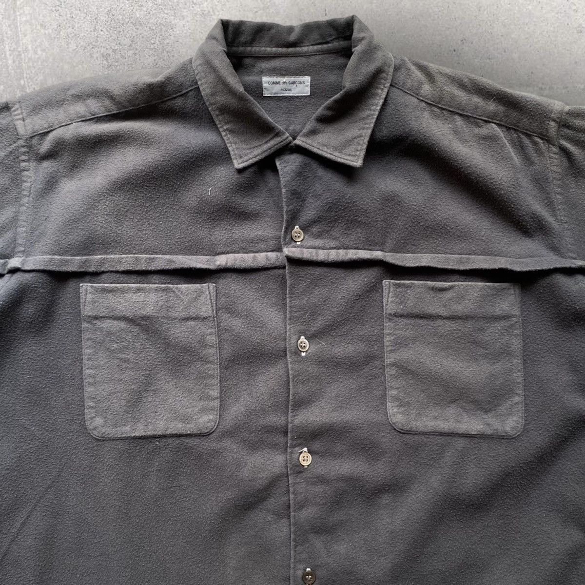 Comme des Garcons Vintage AW95 Boxy Flannel Dye Shirt Size US L / EU 52-54 / 3 - 3 Thumbnail