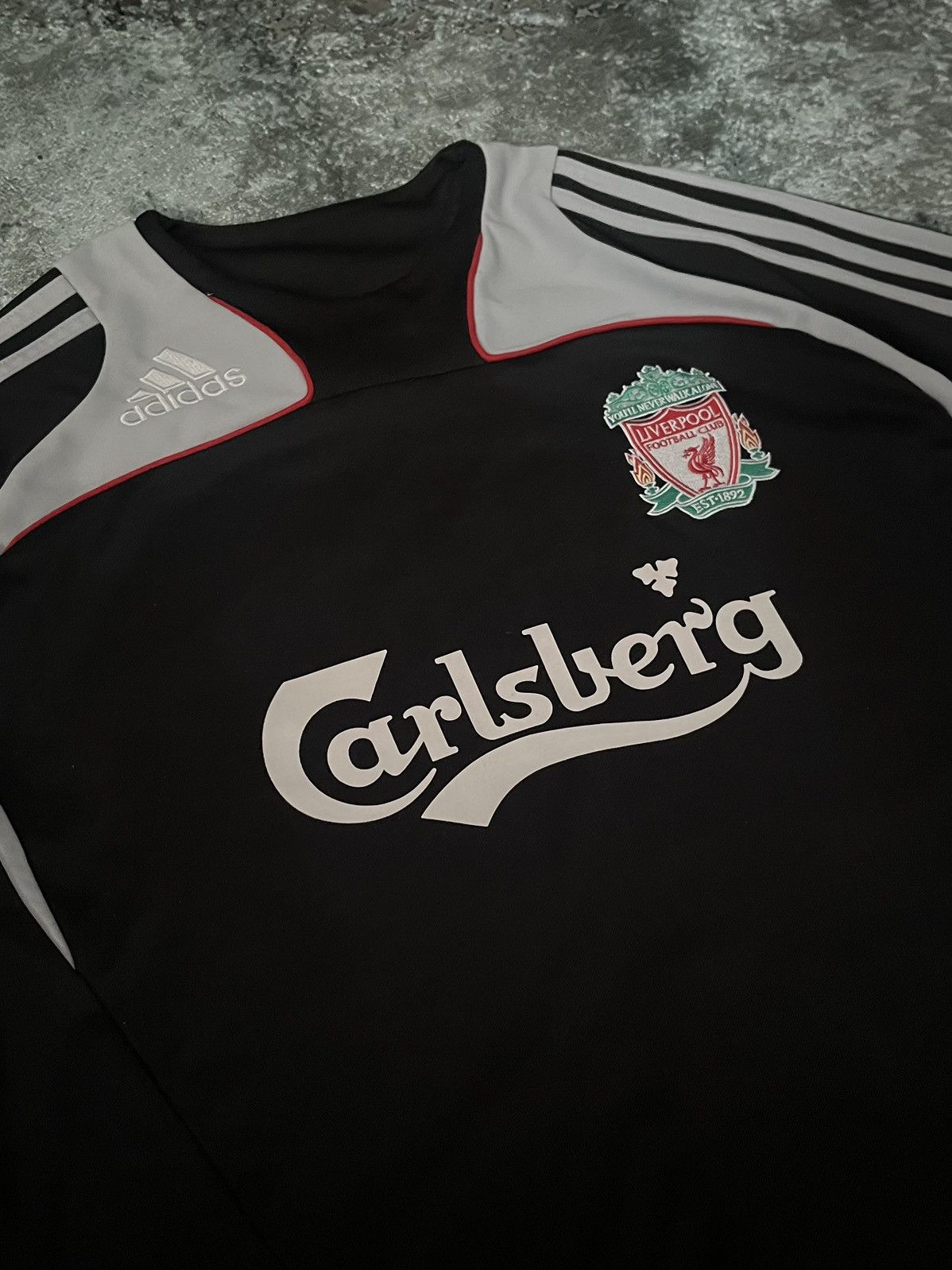 Adidas 2008–09 Liverpool FC Adidas Sweat Top – Size S (Fits S–M) Size US S / EU 44-46 / 1 - 2 Thumbnail