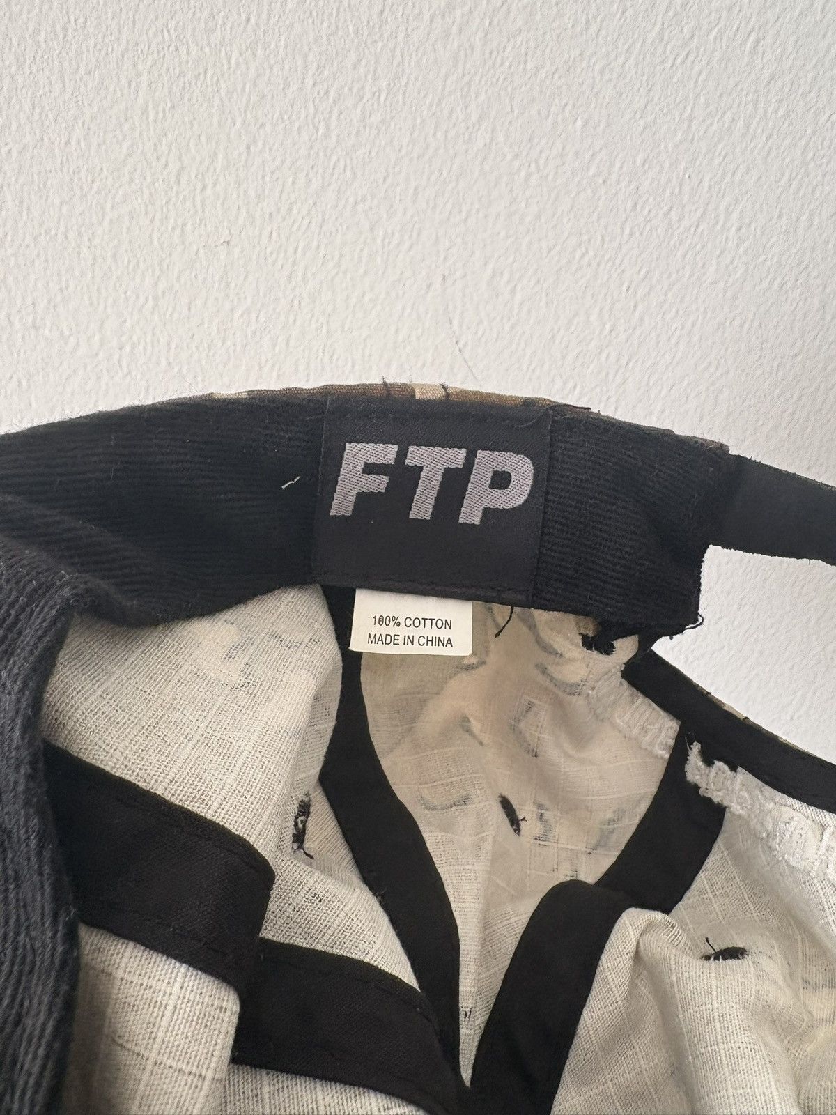 Fuck The Population FTP Camo 6 Panel Hat Size ONE SIZE - 4 Thumbnail