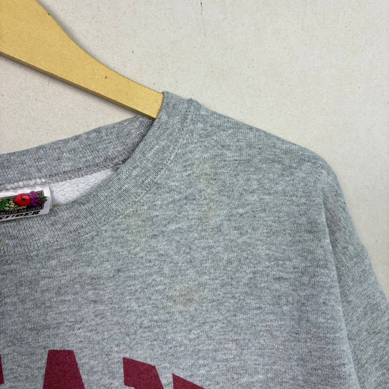 Fruit Of The Loom Vintage 90s Indiana University Sweatshirt S IU Hoosiers Size US S / EU 44-46 / 1 - 8 Thumbnail