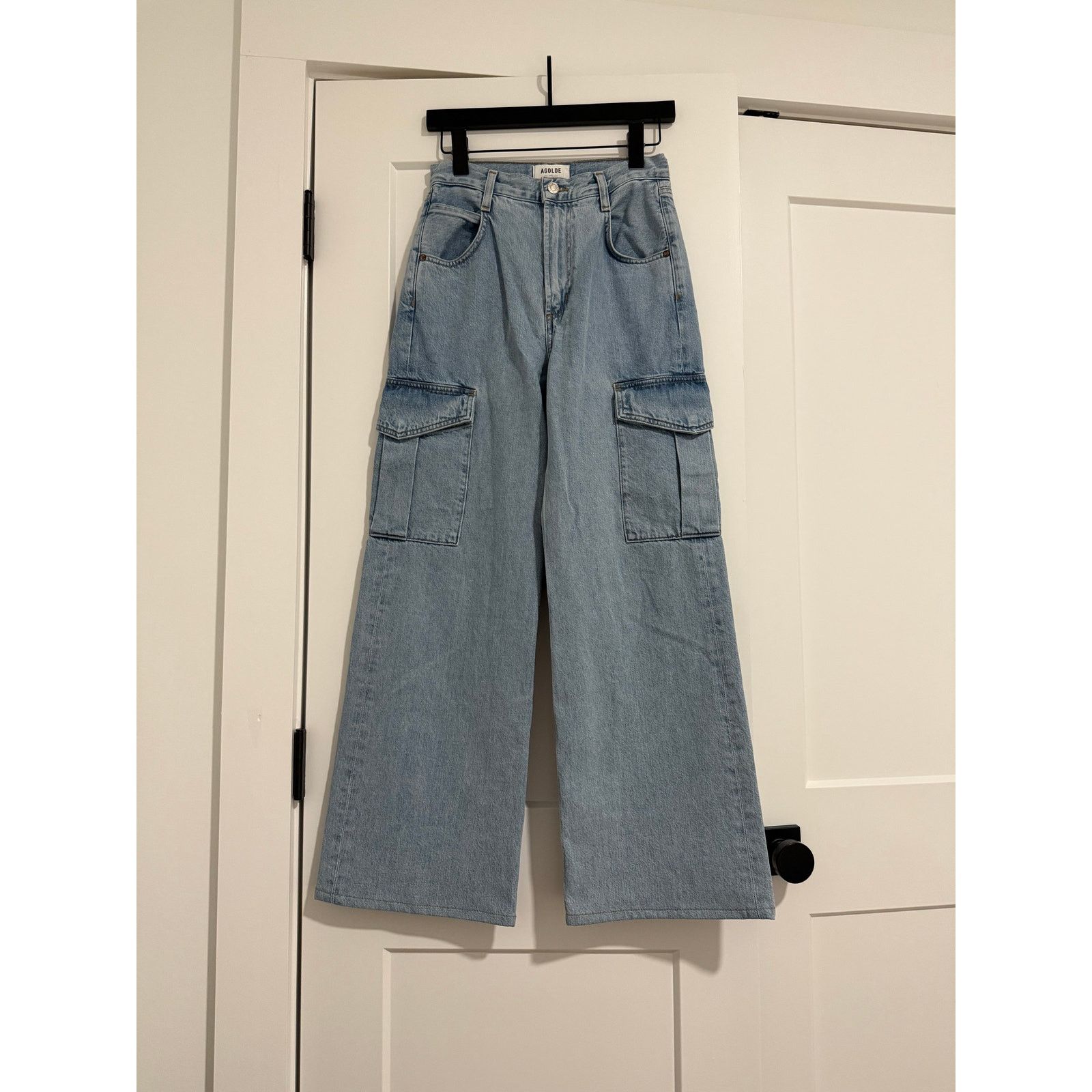 Agolde $325 Agolde Minka Denim Cargo Jeans - 24 Waist - 29” inseam Size 24" / US 00 / IT 34 - 6 Thumbnail