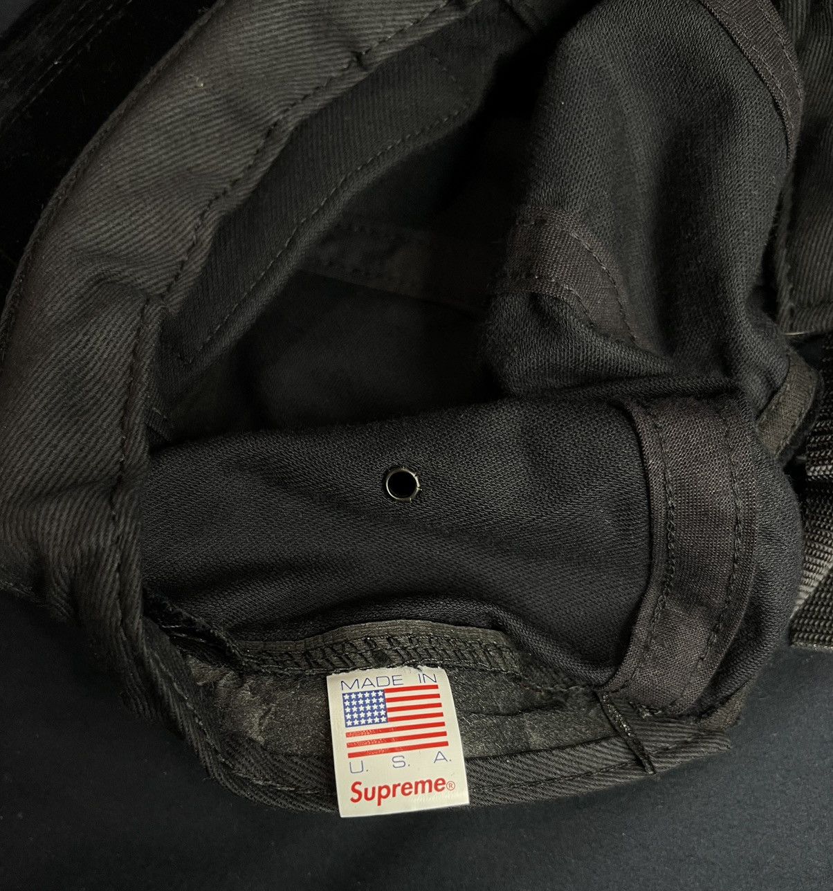 Supreme Supreme Hat Velvet Black Box Logo Size ONE SIZE - 3 Thumbnail