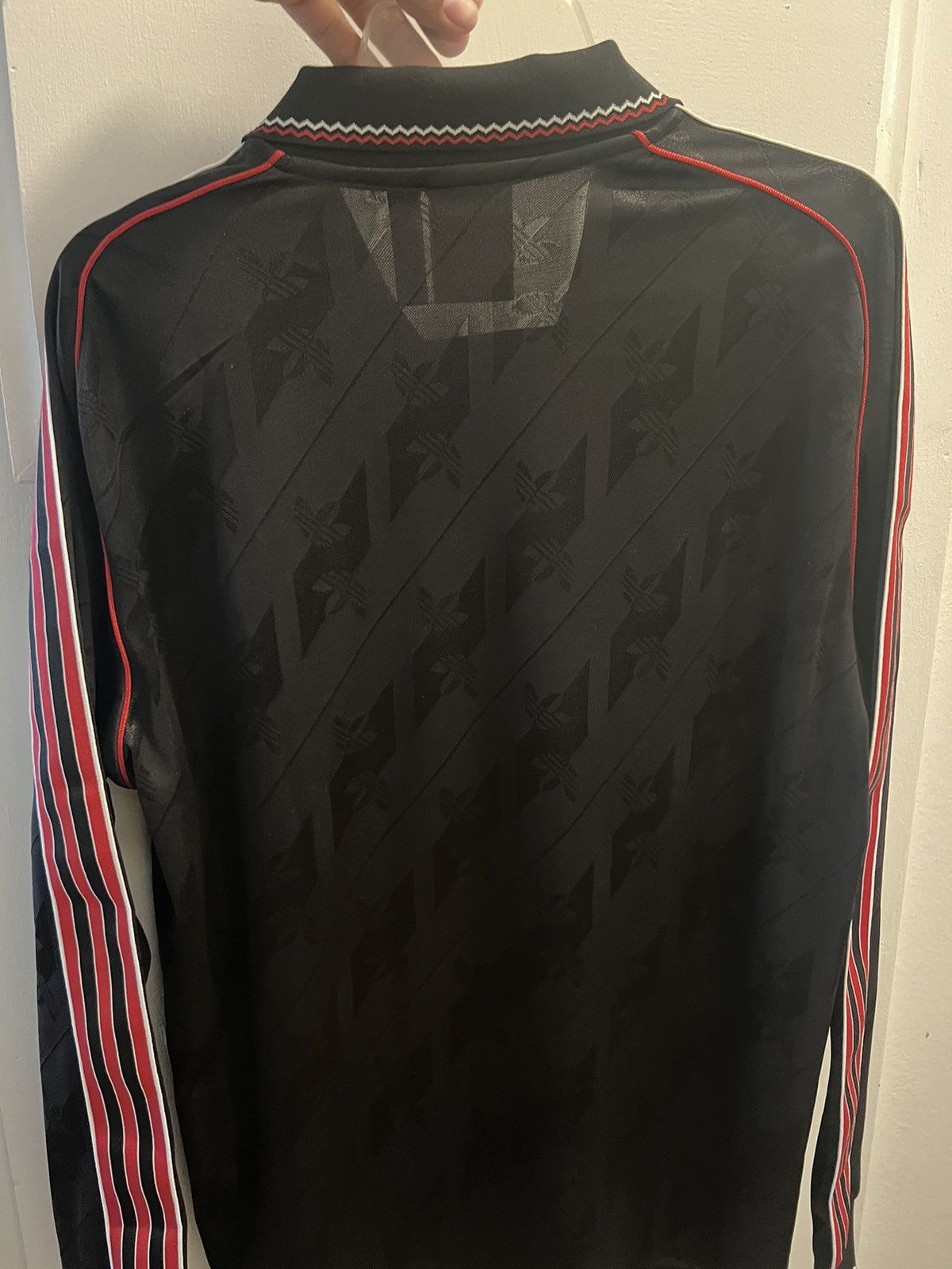 Adidas Manchester United adidas Lifestyler Long Sleeve Jersey Size US L / EU 52-54 / 3 - 3 Thumbnail
