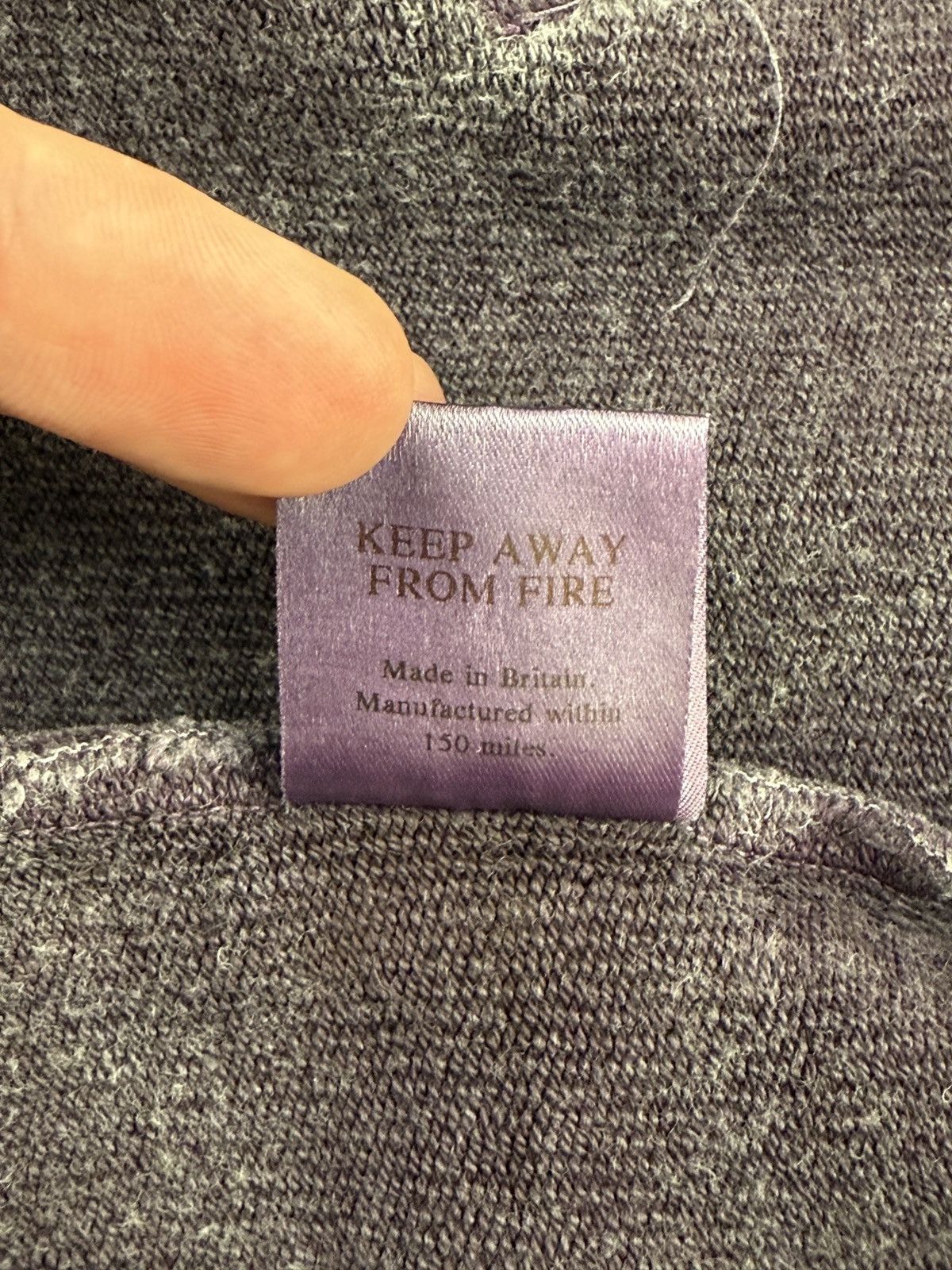 Other English Fine Cottons Dyed Purple Heavyweight Cotton Hoodie Size US XL / EU 56 / 4 - 9 Thumbnail