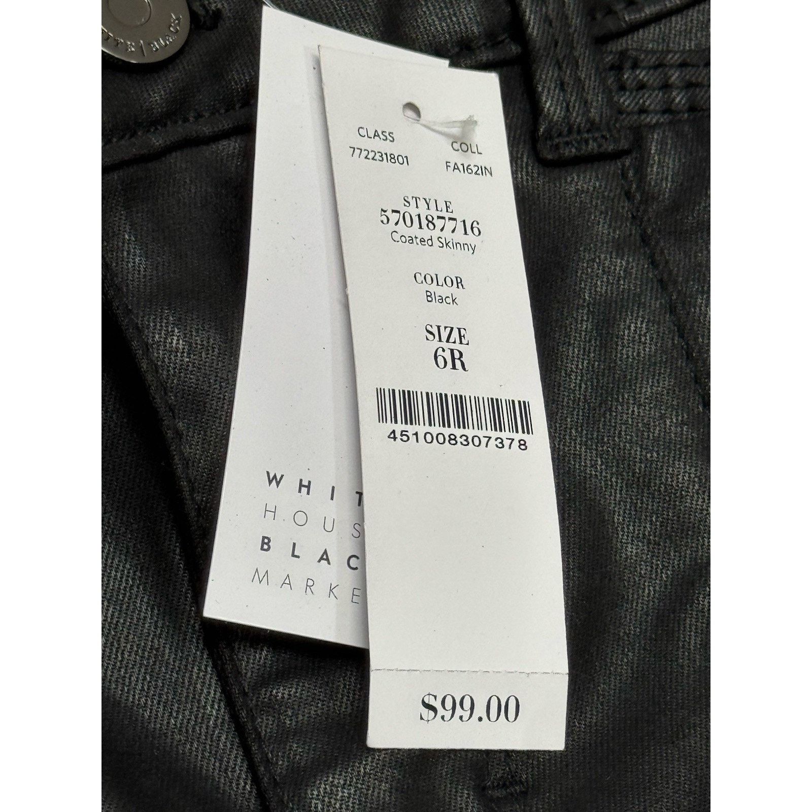 White House Black Market White House Black Market Faux Leather Pants Womens 6 Size 28" / US 6 / IT 42 - 7 Thumbnail