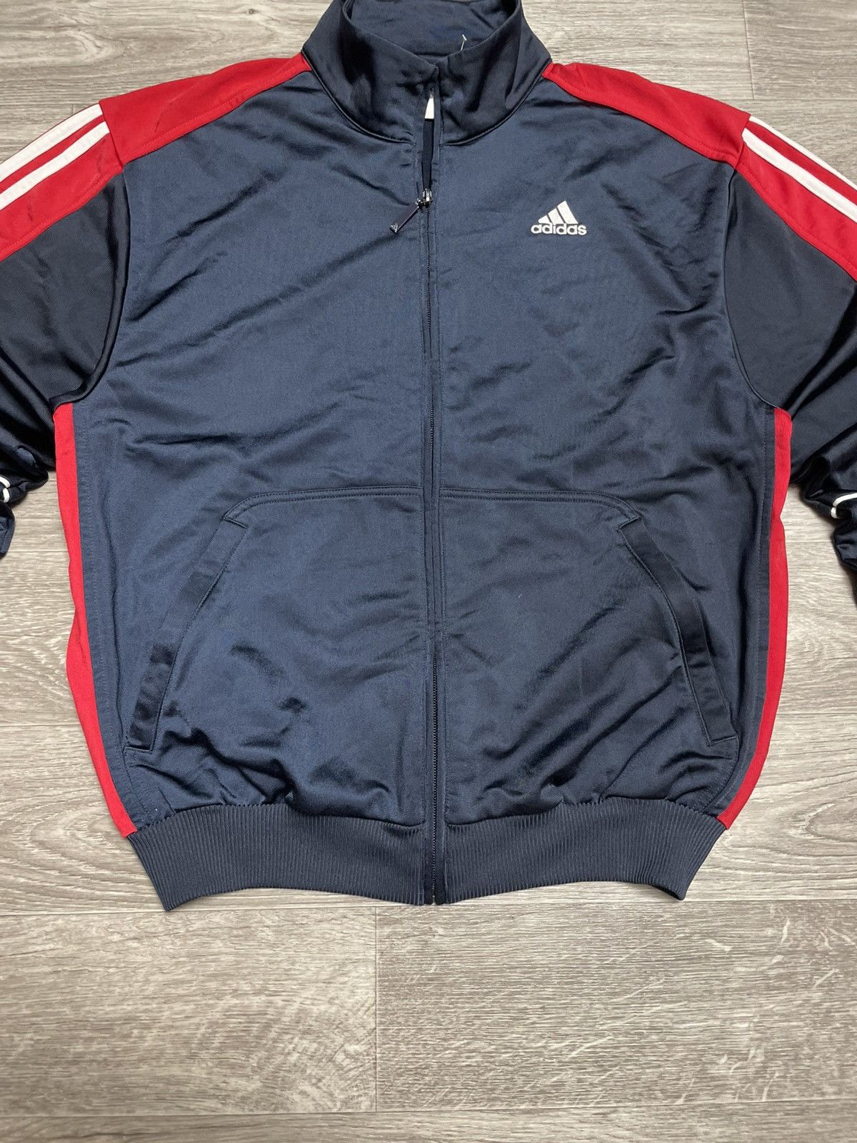 Adidas Vintage Adidas Track Jacket 3 Stripes 00s Size US S / EU 44-46 / 1 - 4 Thumbnail
