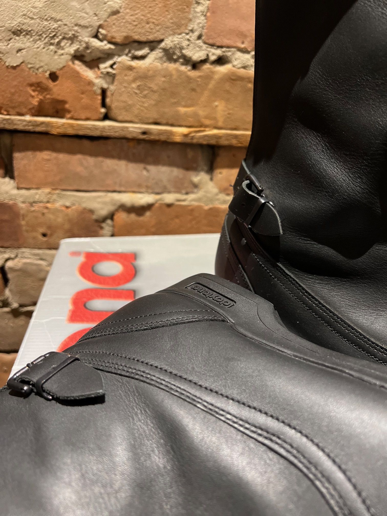 Other Frey Daytona Classic Oldtimer Motorcycle Boots – Black Size US 8 / EU 41 - 5 Thumbnail