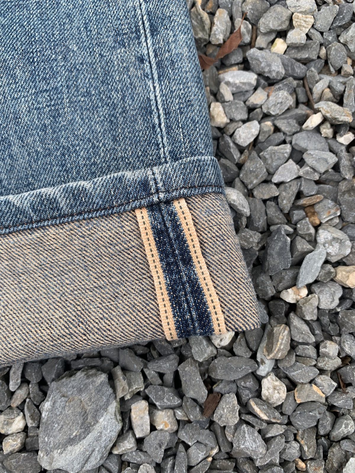 Kapital VINTAGE WRANGLER SELVEDGE BAGGY WESTERN FADED DENIM Size US 31 - 6 Thumbnail