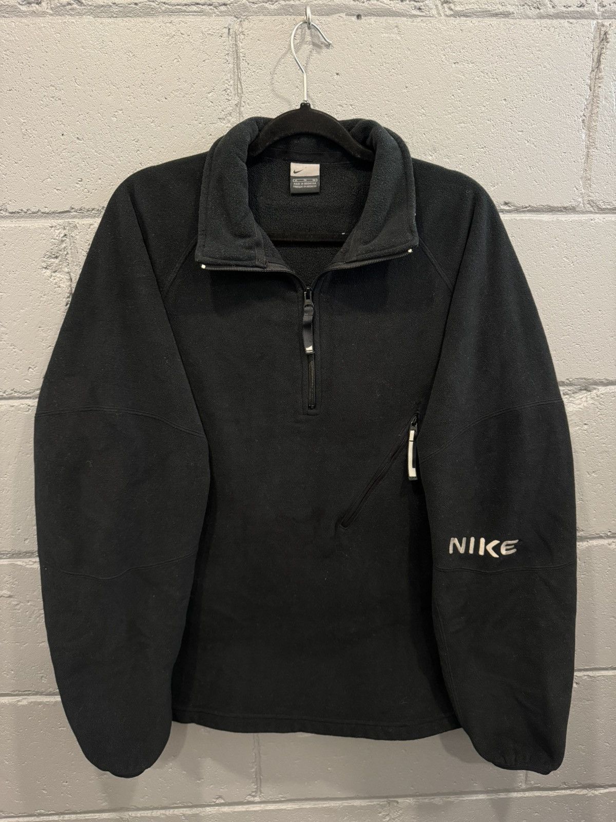 Nike Vintage 2000s Nike Embroidered Fleece Pullover Hoodie XLarge Size US XL / EU 56 / 4 - 1 Thumbnail