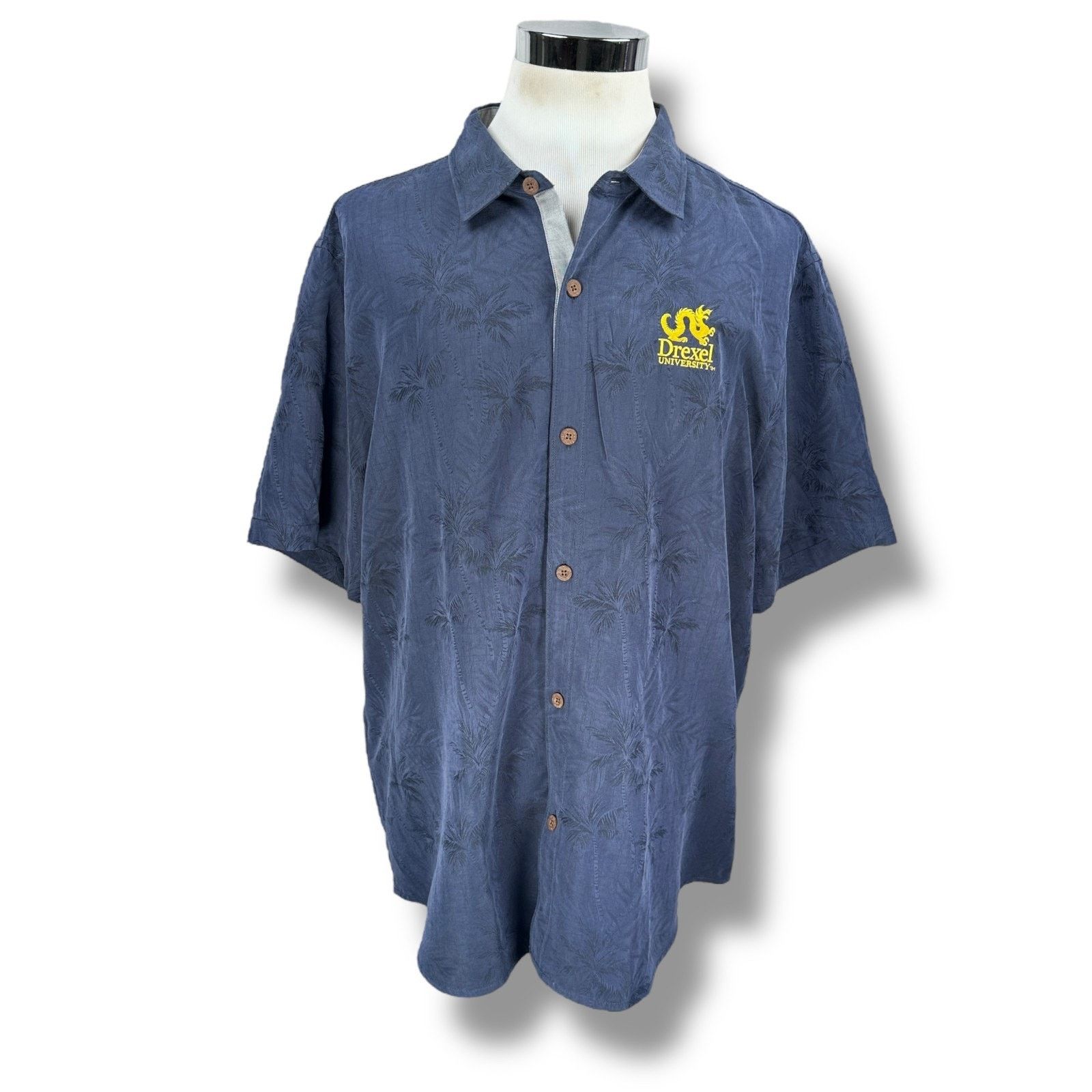 Tommy Bahama Tommy Bahama Coconut Point Camp Mens XXL Drexel University Size US XXL / EU 58 / 5 - 1 Thumbnail