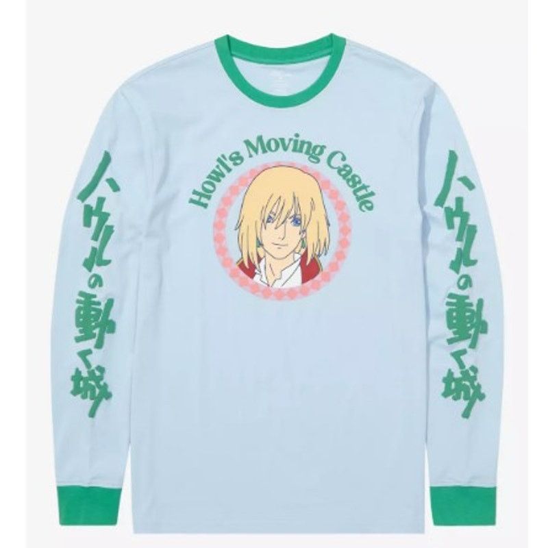 Other Howl's Moving Castle Howl Portrait LS Tee - BoxLunch - Small Size S / US 4 / IT 40 - 1 Thumbnail