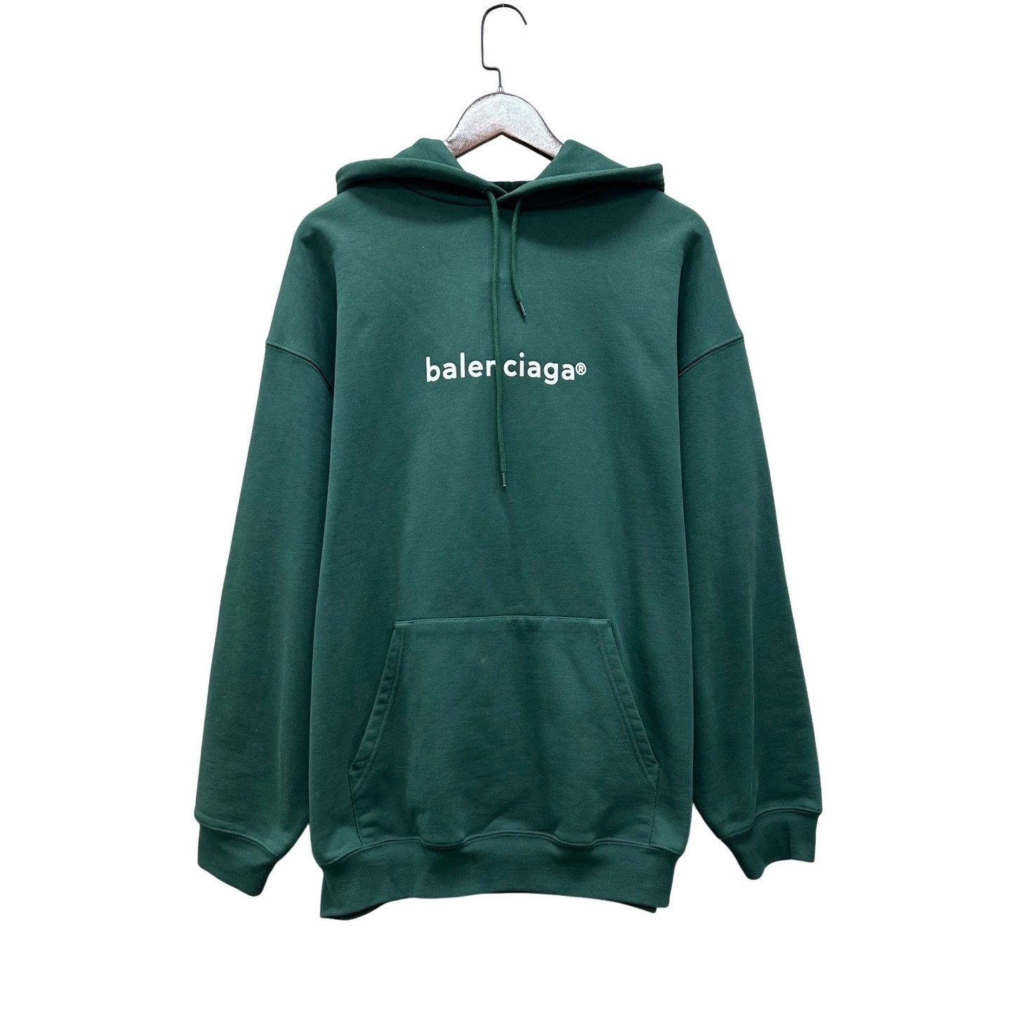 Balenciaga Balenciaga Green Hoodie Size XL Size US XL / EU 56 / 4 - 1 Thumbnail