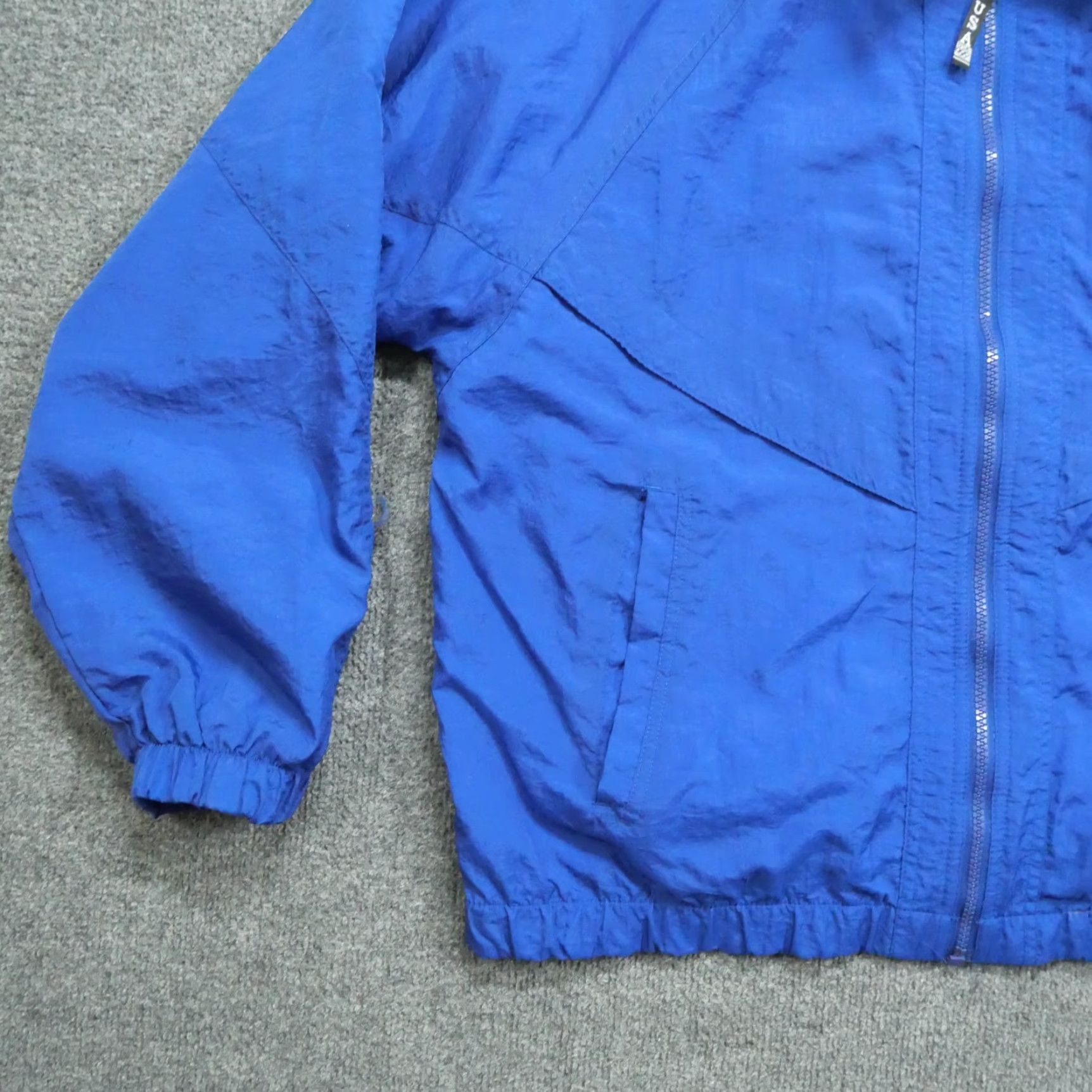 Vintage VINTAGE Olympic Jacket Mens L Blue Hooded Windbreaker 90s Sports Windbreaker Logo Size US L / EU 52-54 / 3 - 5 Thumbnail