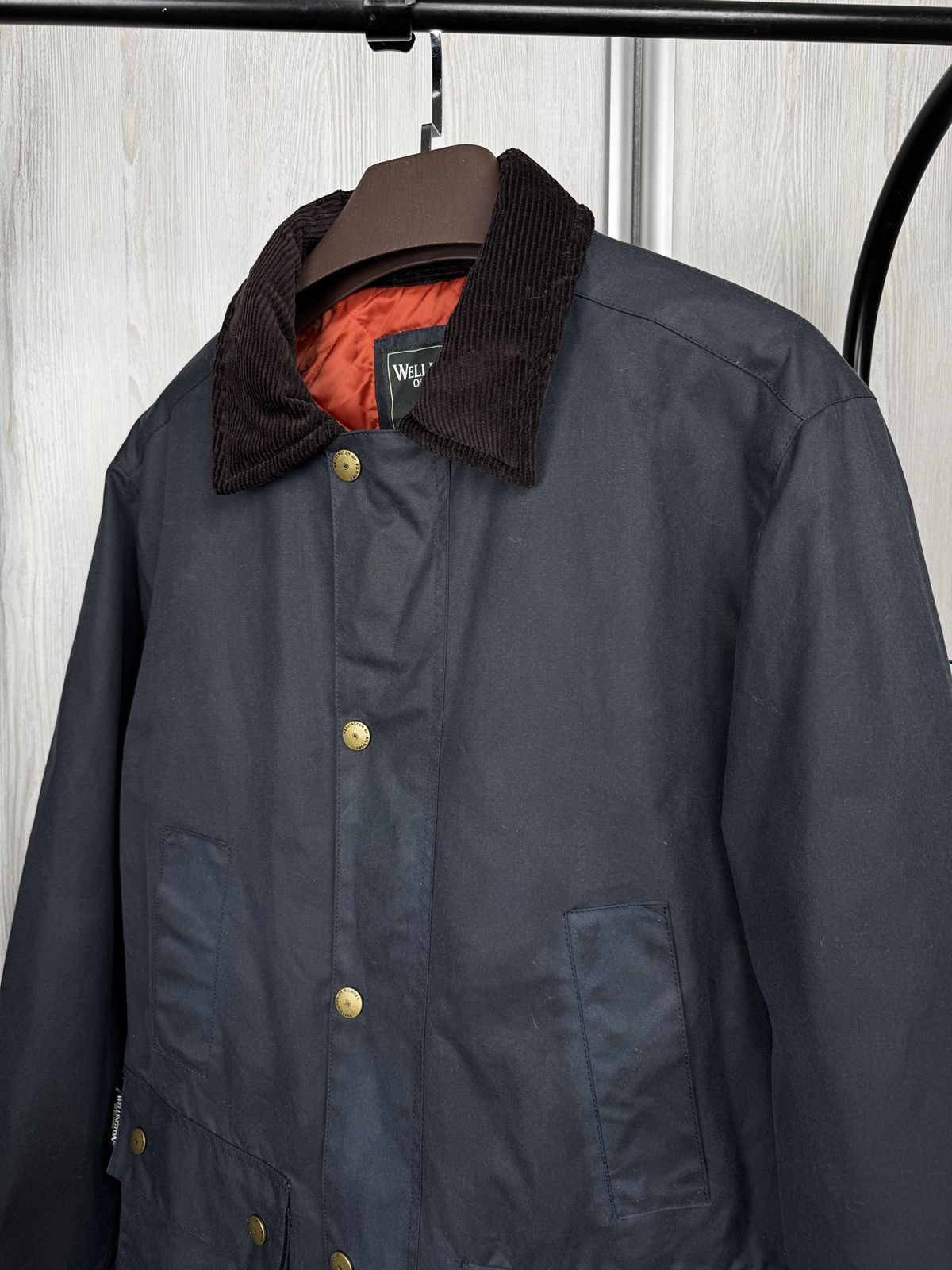 Daniel Wellington WELLINGTON OF BILMORE WAX JACKET ''STARBERG'' IN DARK BLUE Size US L / EU 52-54 / 3 - 5 Thumbnail