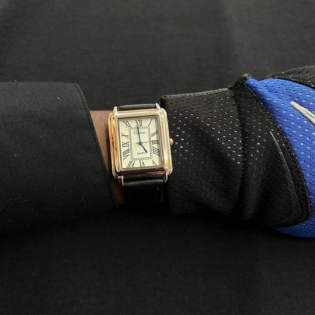 Other 2000s Style Rectangular Quartz “Tank” Leather Watch Size ONE SIZE - 3 Thumbnail