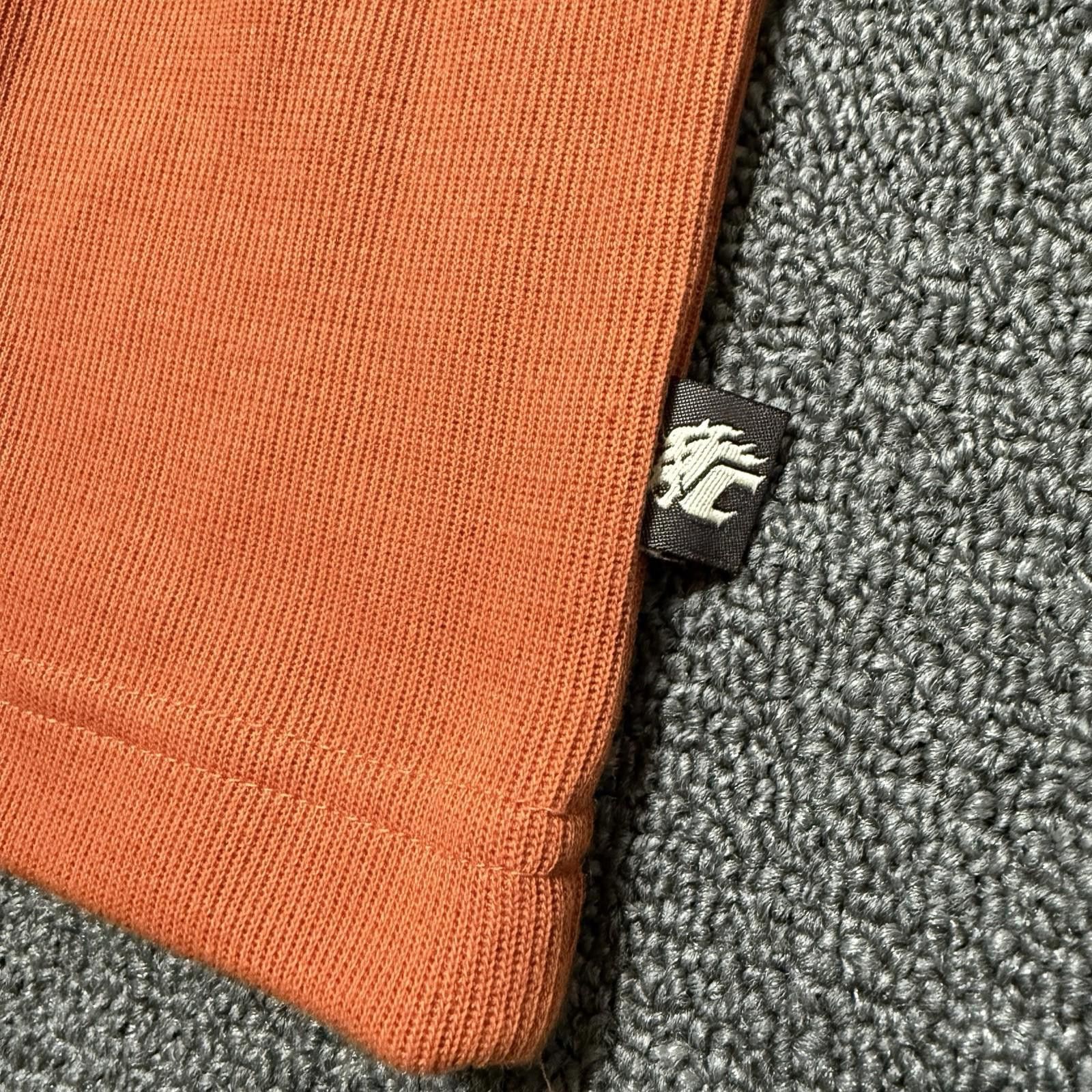 Other VTG 90s Clench Jeans Co Orange Sweater Mens XL Hip Hop Baggy Size US XL / EU 56 / 4 - 4 Thumbnail