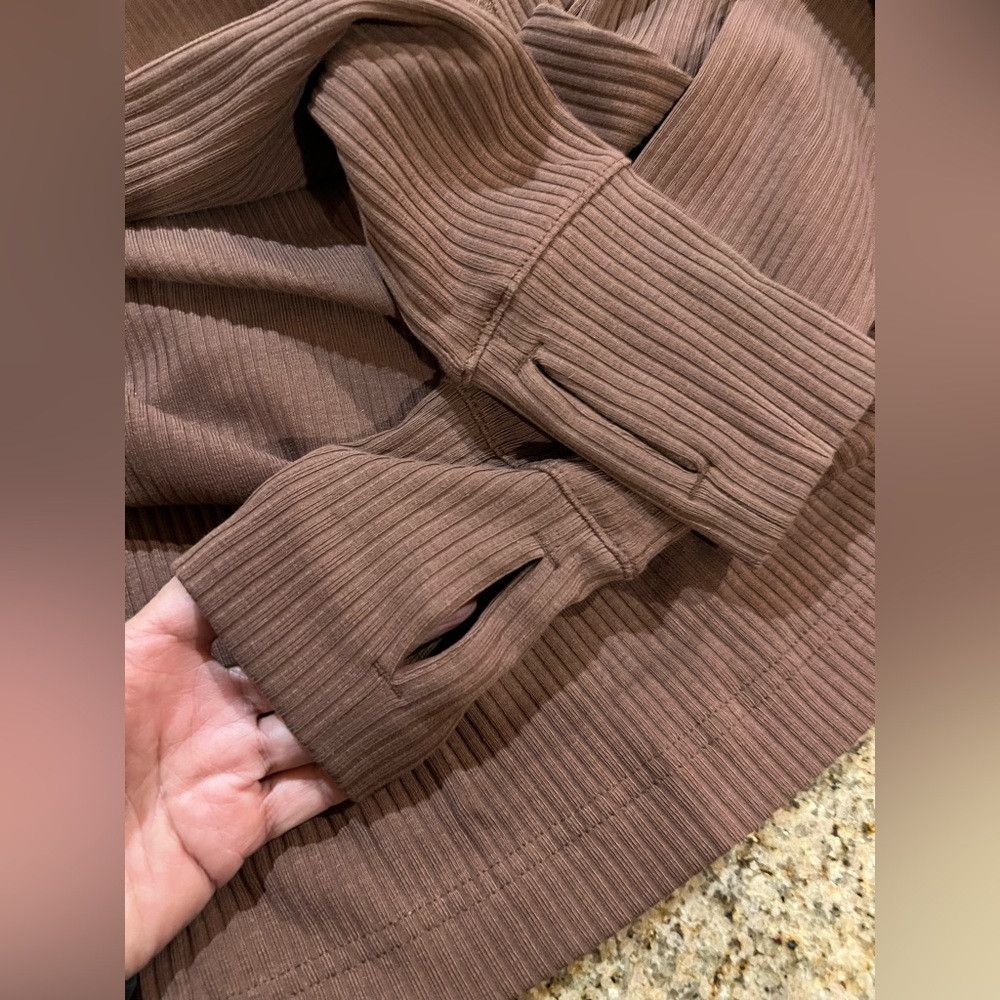 G-Star G-Star Raw Rib Slim Mock Neck Dress L NWT Chocolate Brown T Size L / US 10 / IT 46 - 9 Thumbnail
