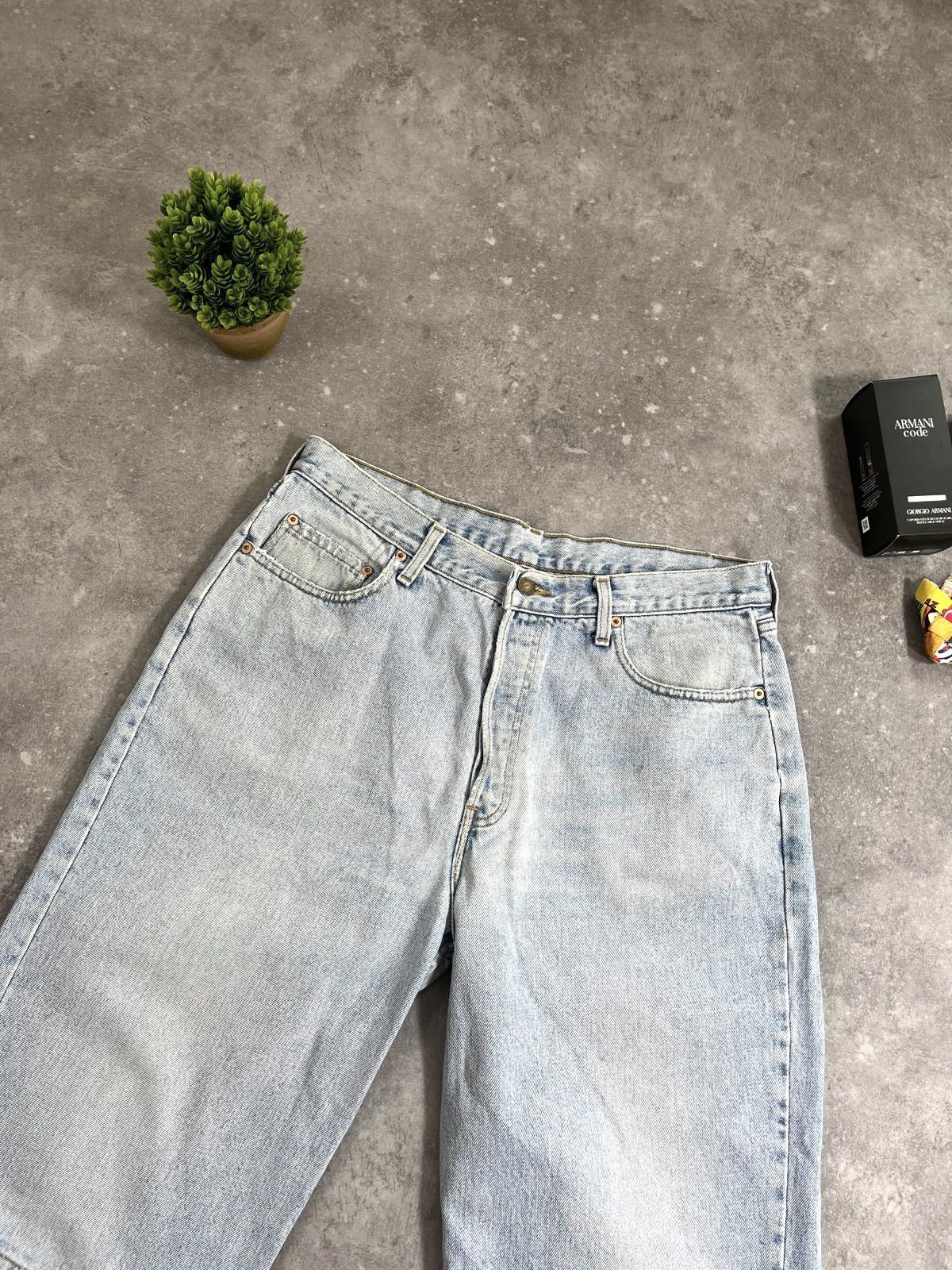 Levi's × Vintage Vintage 1994 Levi’s 677 Jorts Shorts Denim Jeans Streetwear Size US 34 / EU 50 - 4 Thumbnail