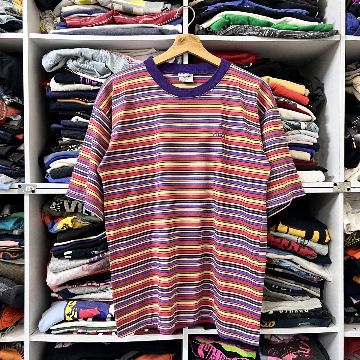 Vintage VTG PARIGI STRIPE TEE Size US XL / EU 56 / 4 - 1 Thumbnail