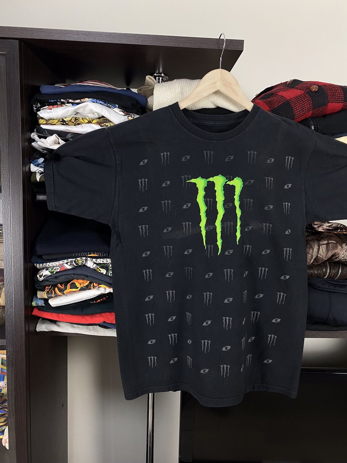 Japanese Brand Vintage Tee Shirt Energy Monster Big Logo Y2k Japan Style Size US M / EU 48-50 / 2 - 2 Thumbnail