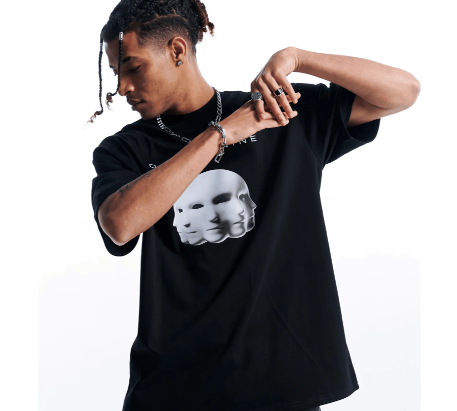Vision Streetwear Oversized T-Shirt Graphic Gothic Size US L / EU 52-54 / 3 - 2 Thumbnail