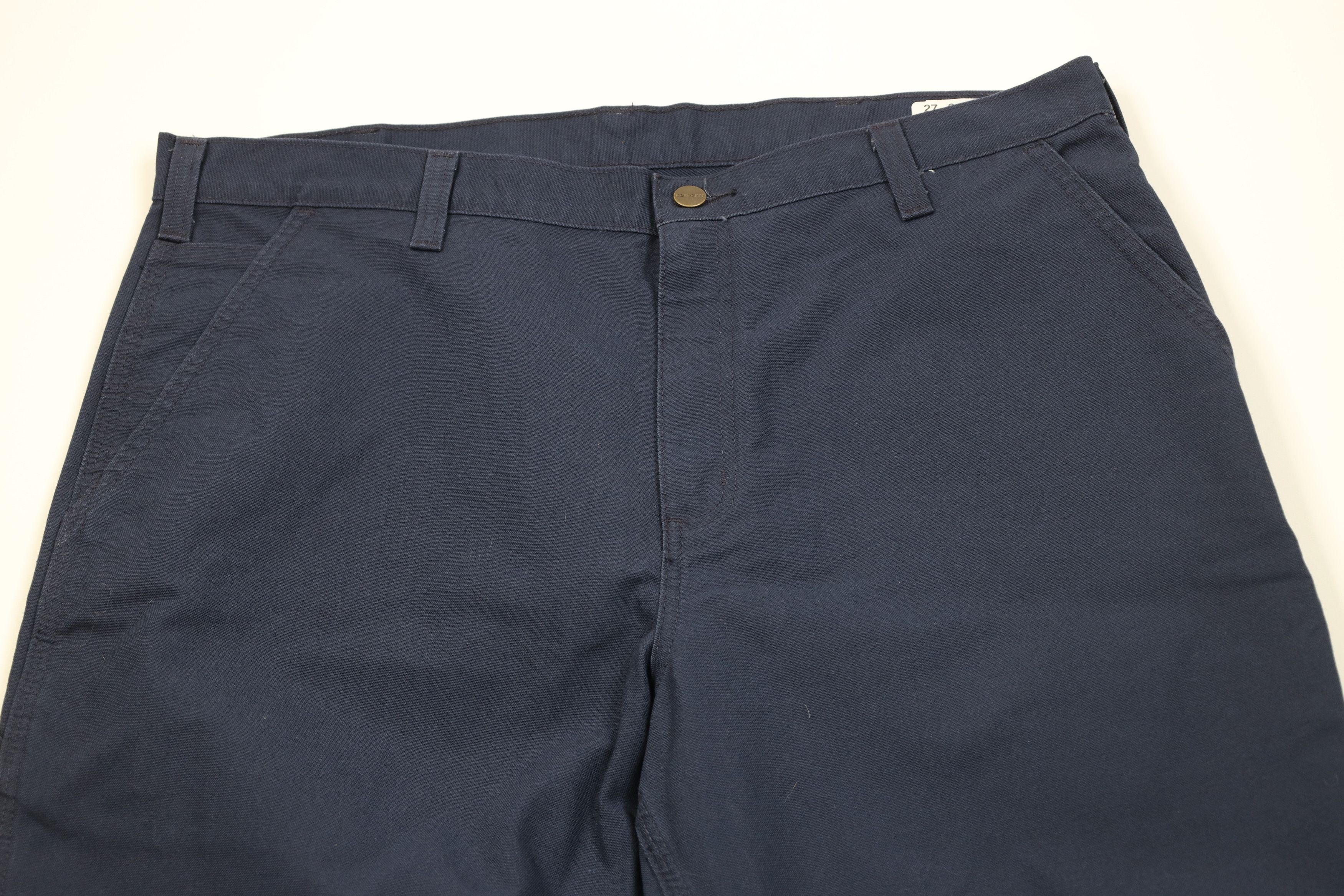 Carhartt Vintage Y2K Carhartt Wide Leg Dungaree Pants Navy Blue Size US 38 / EU 54 - 2 Thumbnail