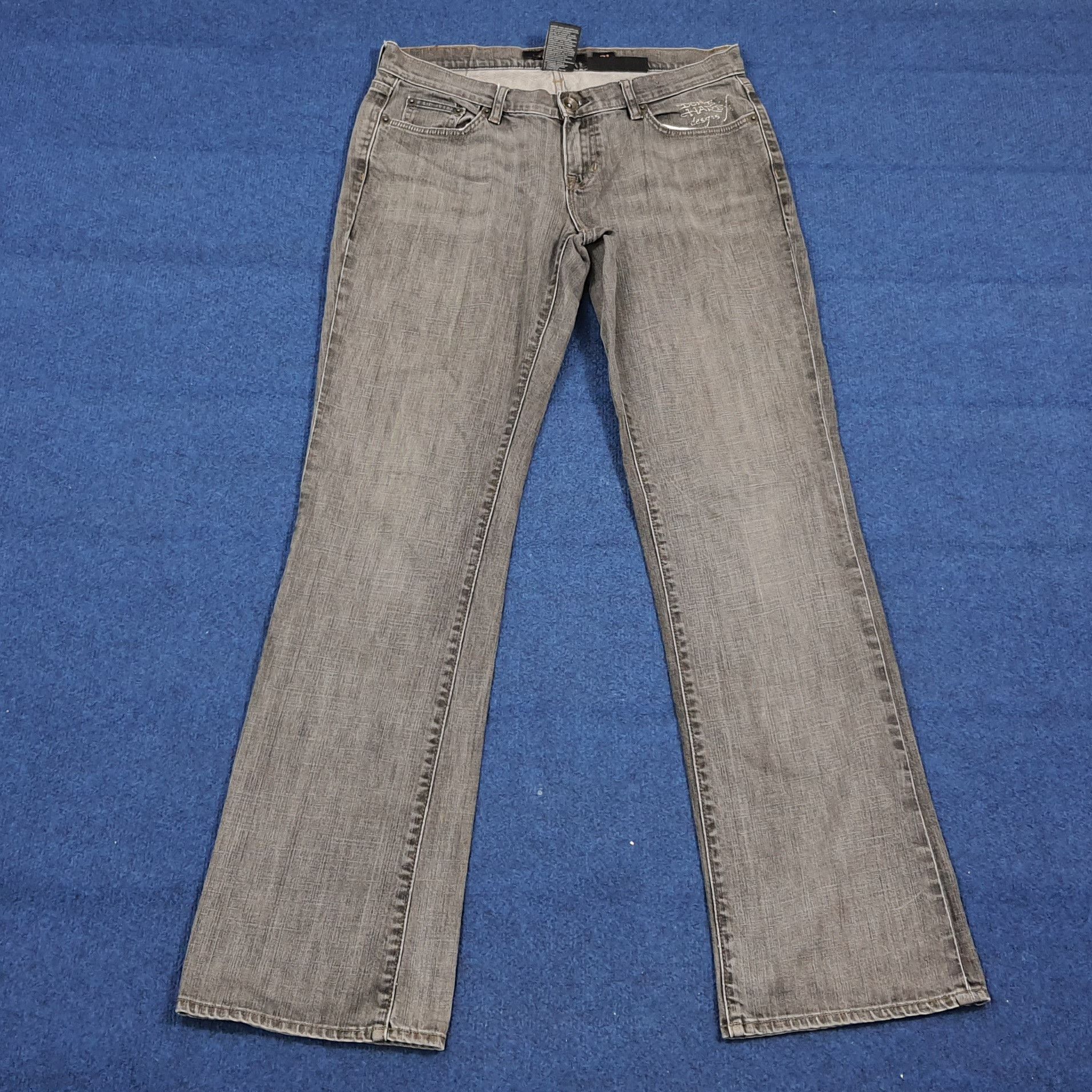 Ed Hardy Vintage Ed Hardy Super Low Rise Cut Jeans C280N22 Size 34" / US 12 / IT 48 - 5 Thumbnail