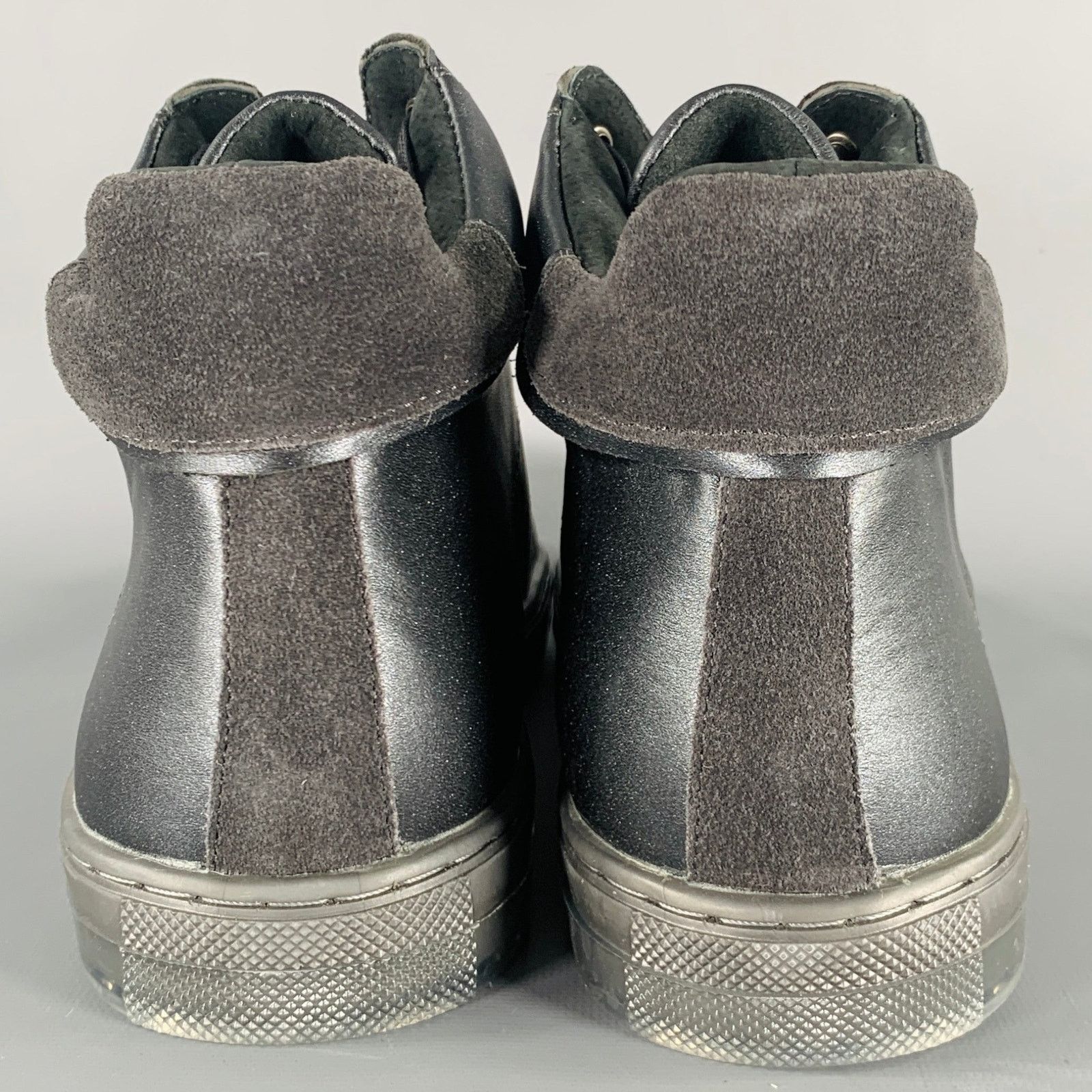 Badgley Mischka BADGLEY MISCHKA Size 10 Teddy Black Leather Sneakers Size US 10 / EU 43 - 3 Thumbnail