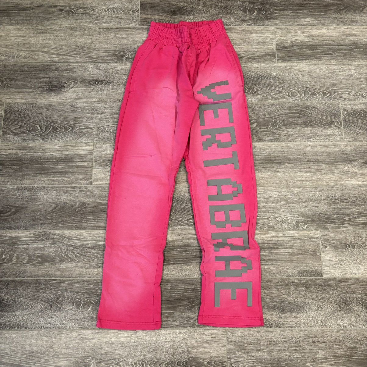 image of Xxl Vertabrae Pink Grey Sweatpants Extra Large, Men's (Size 38)