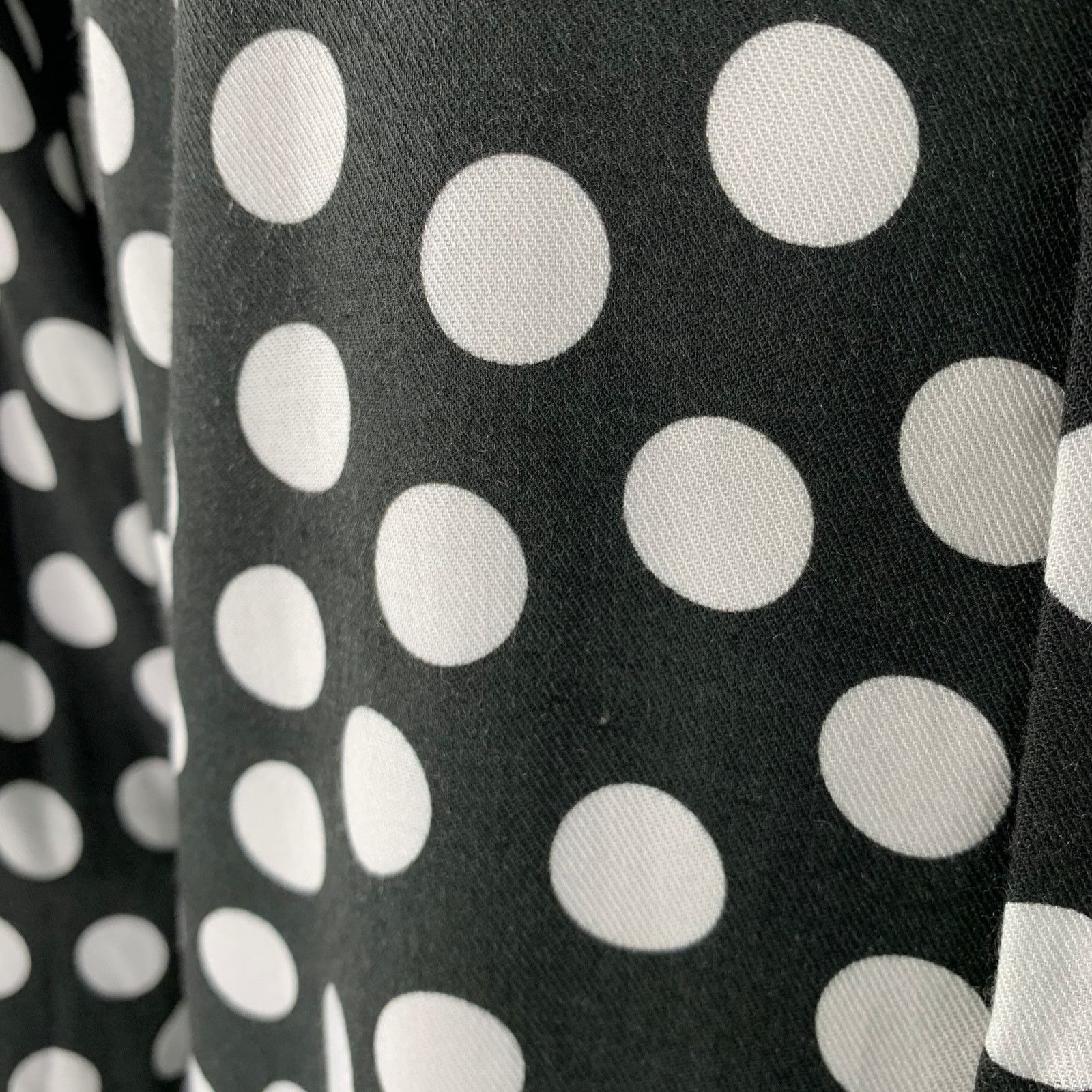 AMI AMI Black White Polka Dot Long Sleeve Shirt Size US S / EU 44-46 / 1 - 4 Thumbnail