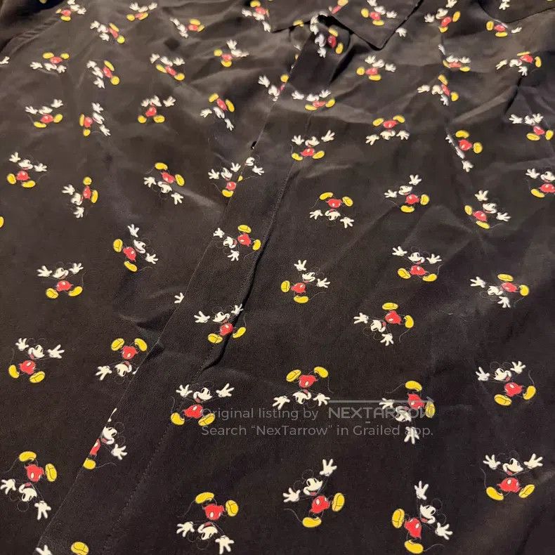 Saint Laurent Paris Saint Laurent Paris Size 38 Mickey Shirt Black i Size US L / EU 52-54 / 3 - 3 Thumbnail