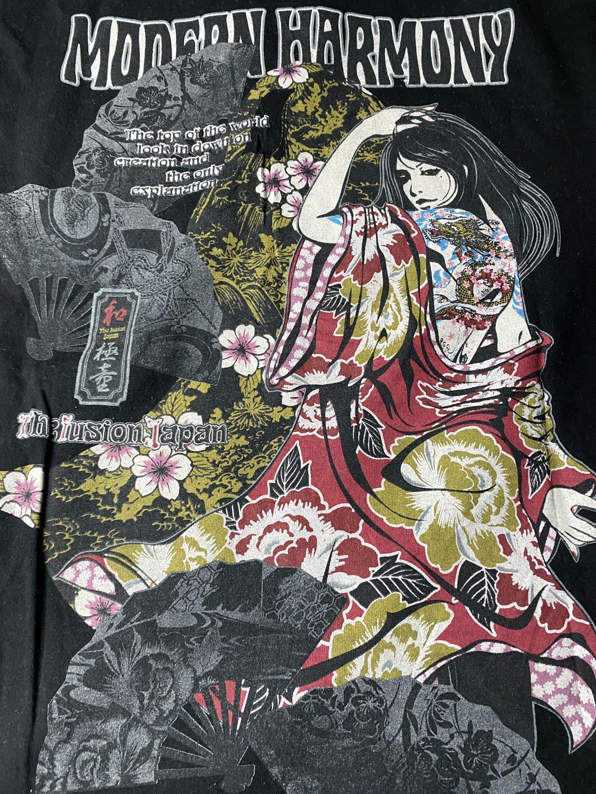 Hysteric Glamour Repezeen Harmony Traditional Geisha Tshirt Size US M / EU 48-50 / 2 - 2 Thumbnail