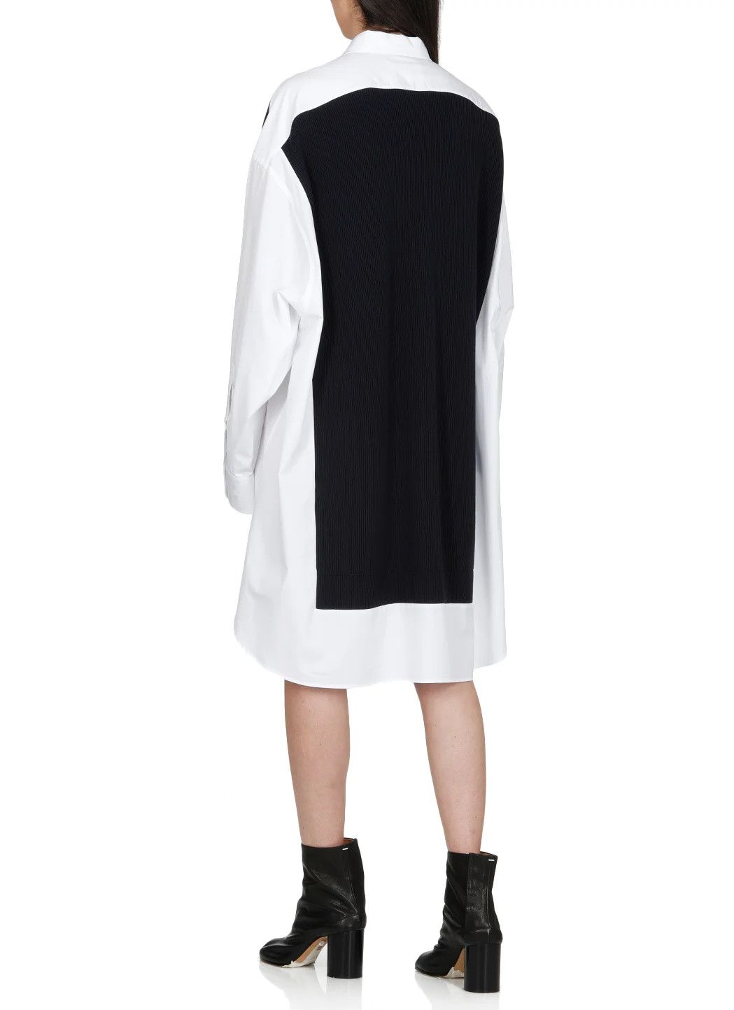 Maison Margiela o1y0625 Midi Dress in Midnight Blue/White Size M / US 6-8 / IT 42-44 - 3 Thumbnail