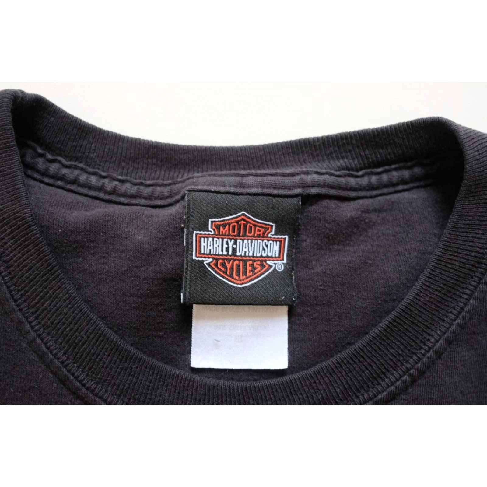 Harley Davidson VINTAGE HARLEY-DAVIDSON T-SHIRT Graphic USA FLAG WHY WE RIDE XL Black Short Sleeve Crew Neck Men Size US XL / EU 56 / 4 - 7 Thumbnail
