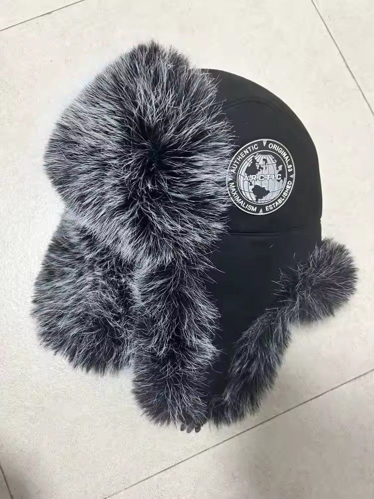 Japanese Brand Warm Faux Fox Fur Hat Size ONE SIZE - 6 Thumbnail