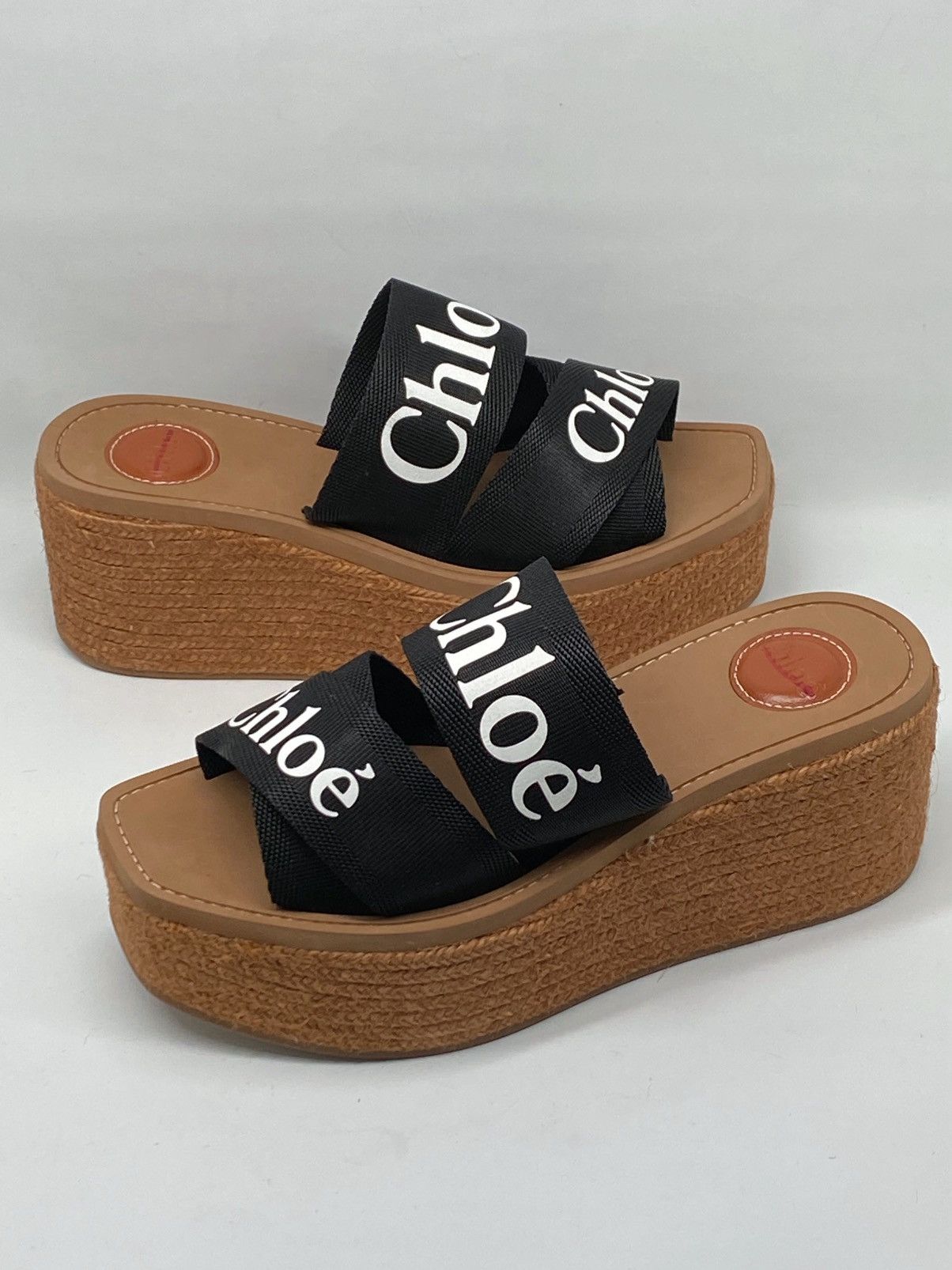 Chloe Chloe Woody Espadrille Platform Wedge Mules size 39 Size US 9 / IT 39 - 4 Thumbnail