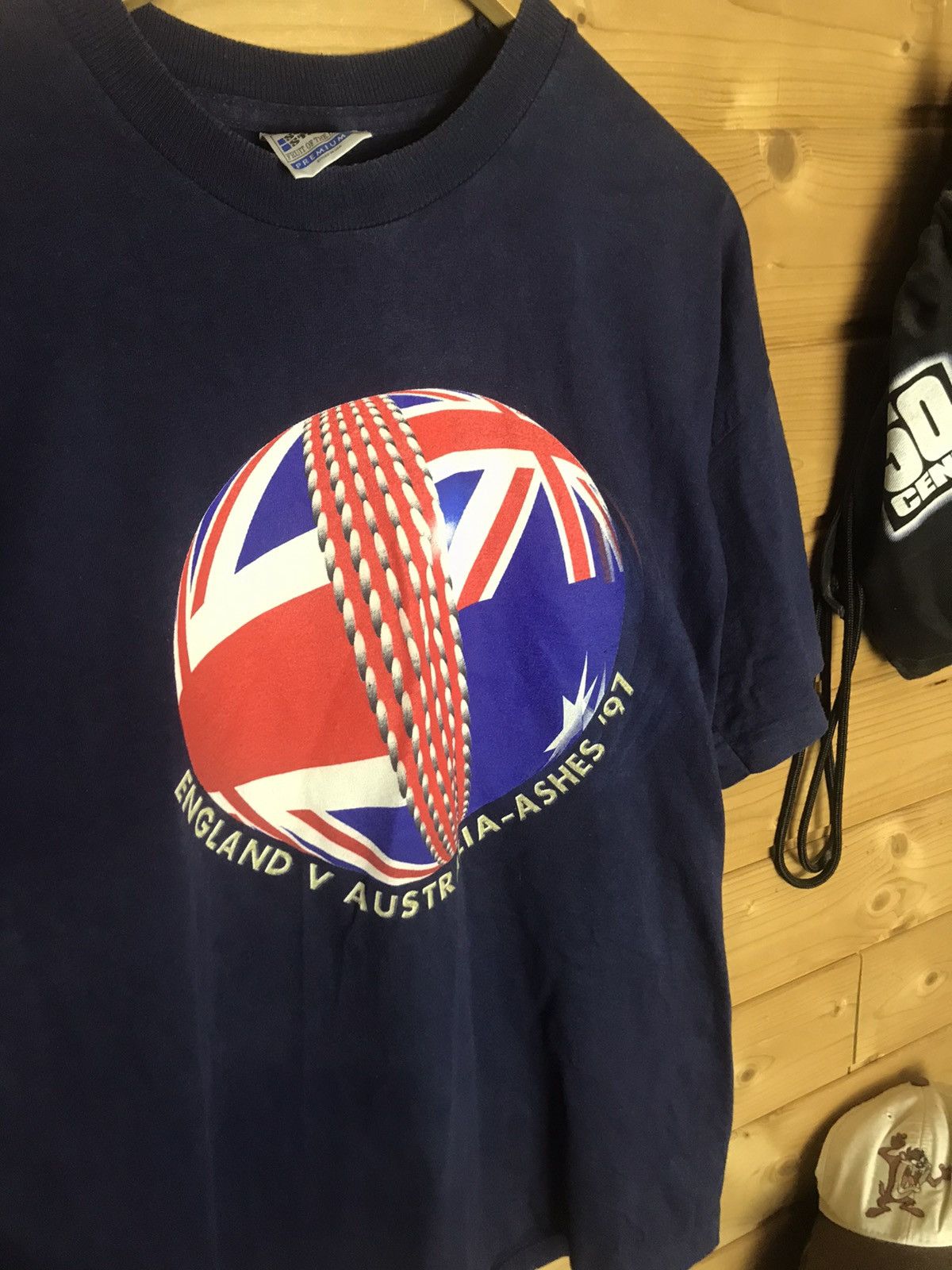Vintage Vintage Cricket England 1997 tour single stitch t-shirt Size US XL / EU 56 / 4 - 3 Thumbnail