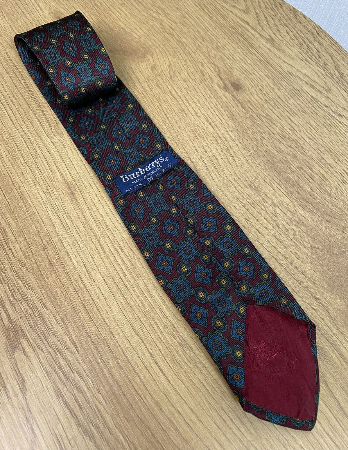 Burberry × Vintage Burberry's Vintage Silk Neck Tie multicolour print Size ONE SIZE - 1 Thumbnail
