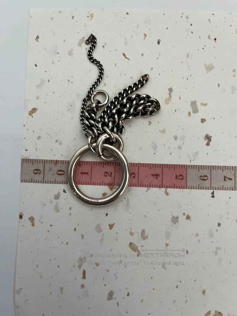 Ann Demeulemeester ANN DEMEULEMEESTER Silver chain ring Size ONE SIZE - 5 Thumbnail