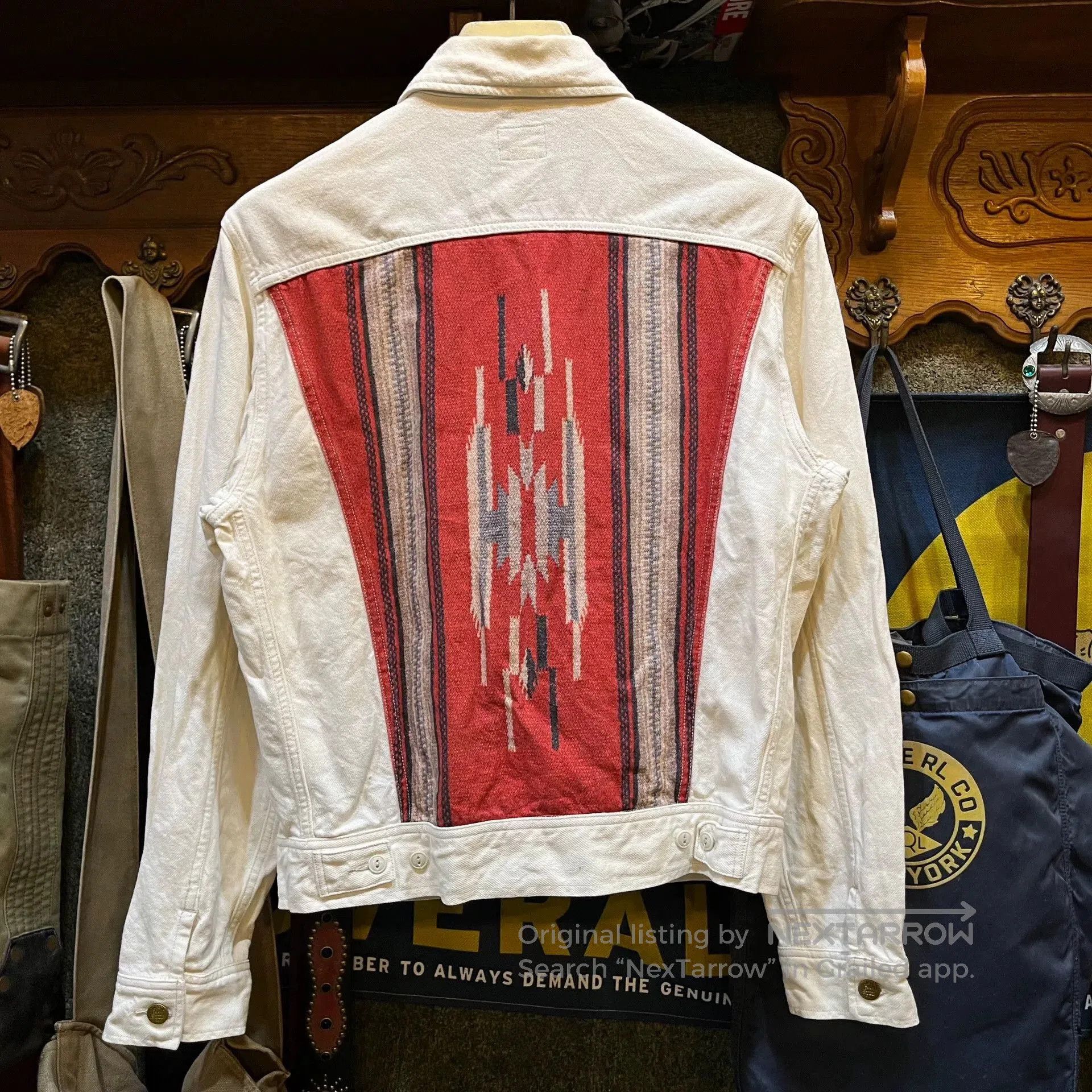 RRL Ralph Lauren vintage white denim jacket by Ralph Lauren. Size US M / EU 48-50 / 2 - 2 Thumbnail