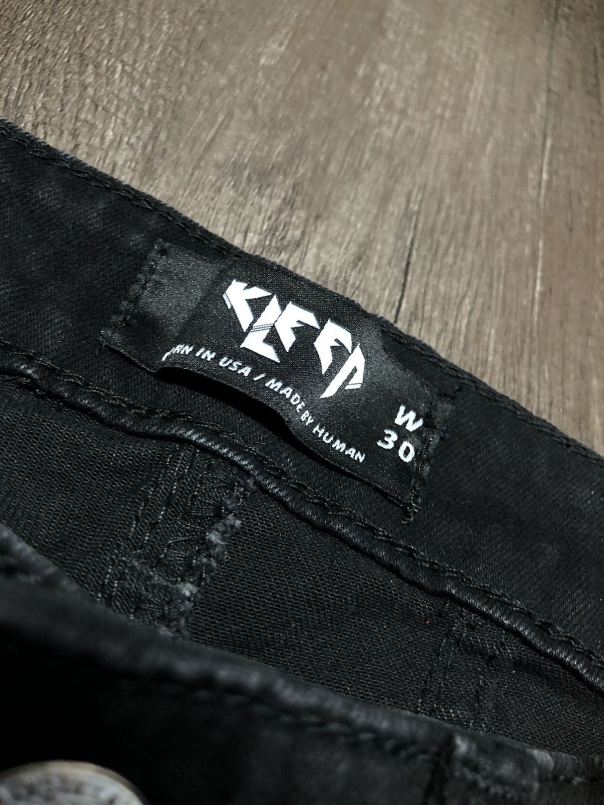 Designer Denim Distillation by Kleep Black Tye Dye Size US 29 - 13 Thumbnail