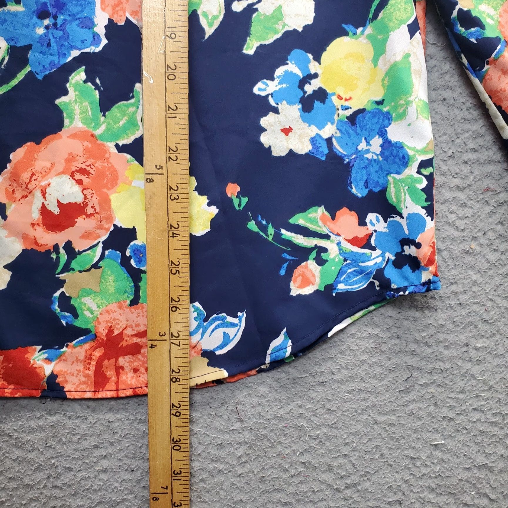 Ralph Lauren Lauren Ralph Lauren Blouse Womens L Floral Long Sleeve V-Neck Pullover Top Multicolor Shirt Environmental Size L / US 10 / IT 46 - 4 Thumbnail