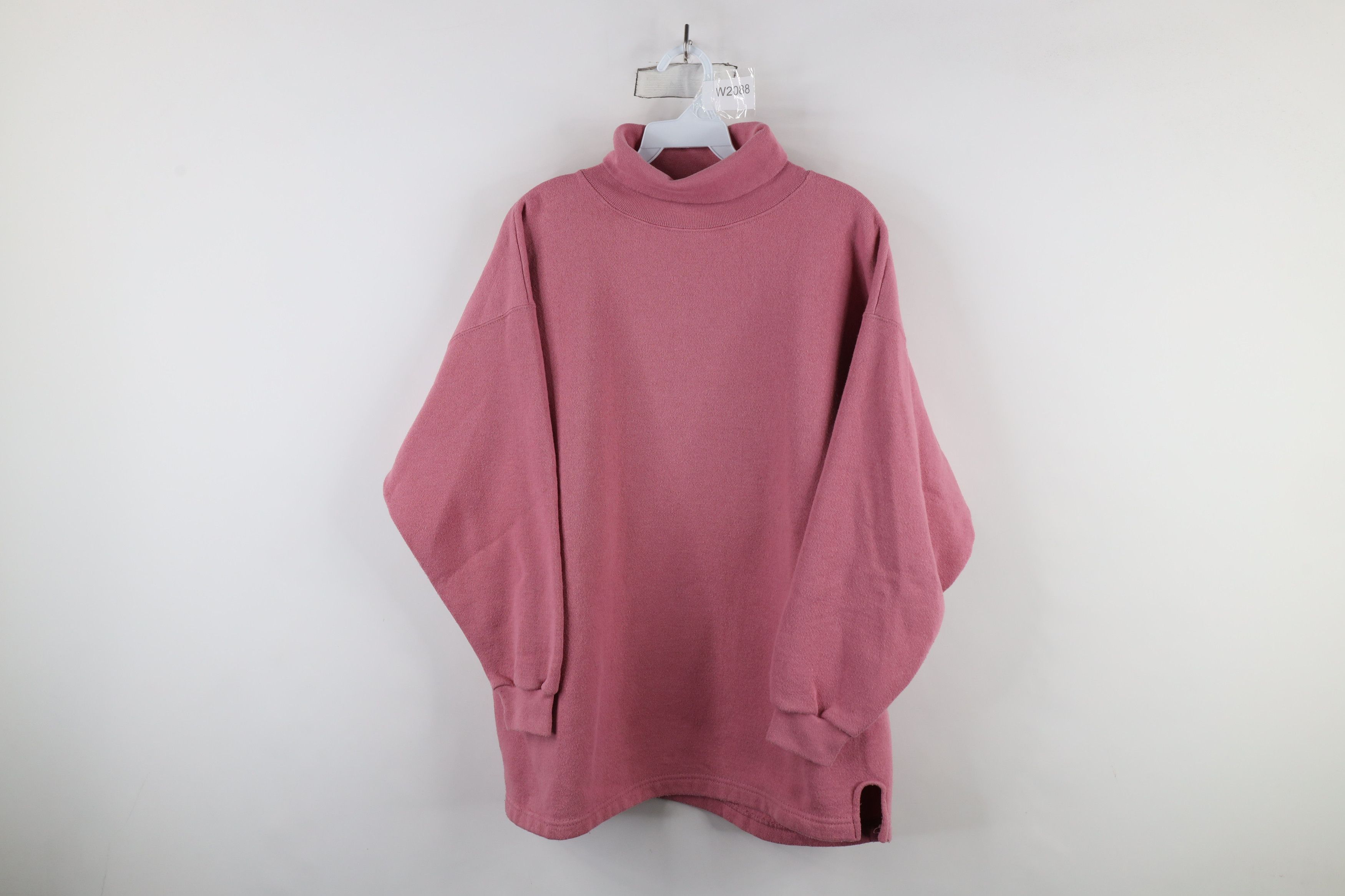 Vintage Vintage 90s Streetwear Baggy Tunic Turtleneck Sweatshirt USA Size L / US 10 / IT 46 - 1 Thumbnail