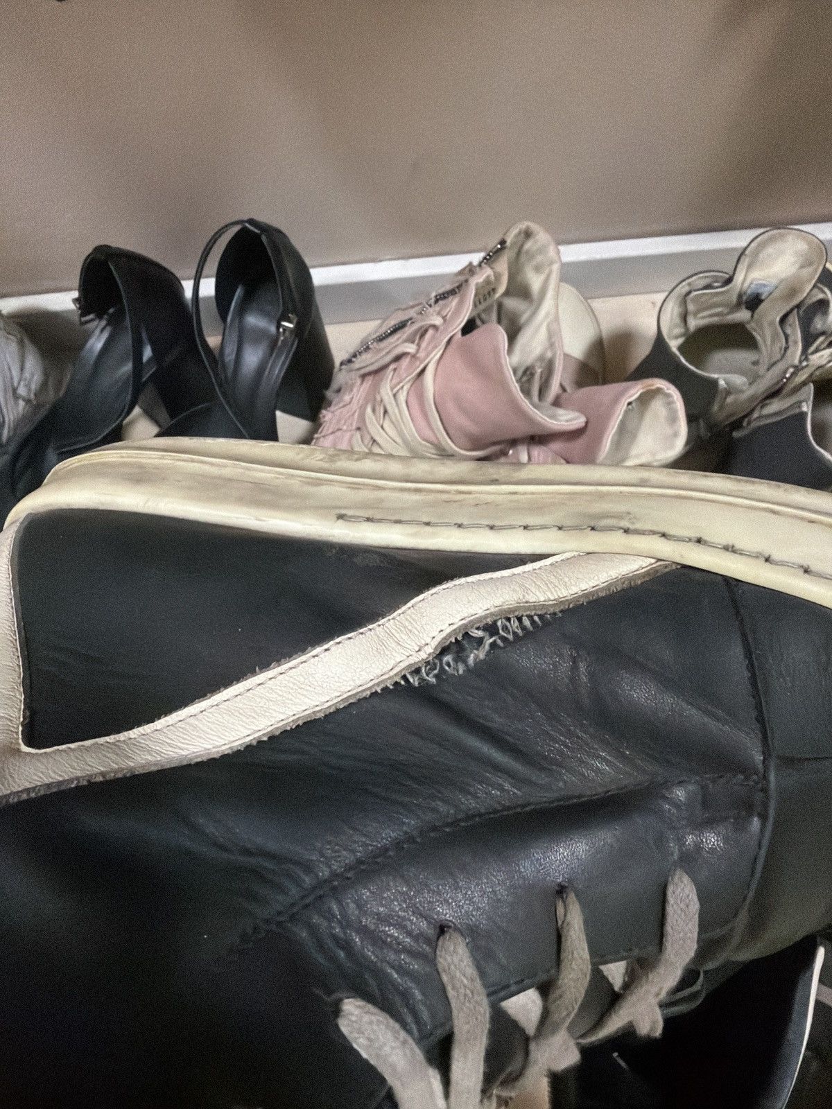 Rick Owens Rick Owens Geobasket Size US 12 / EU 45 - 16 Thumbnail